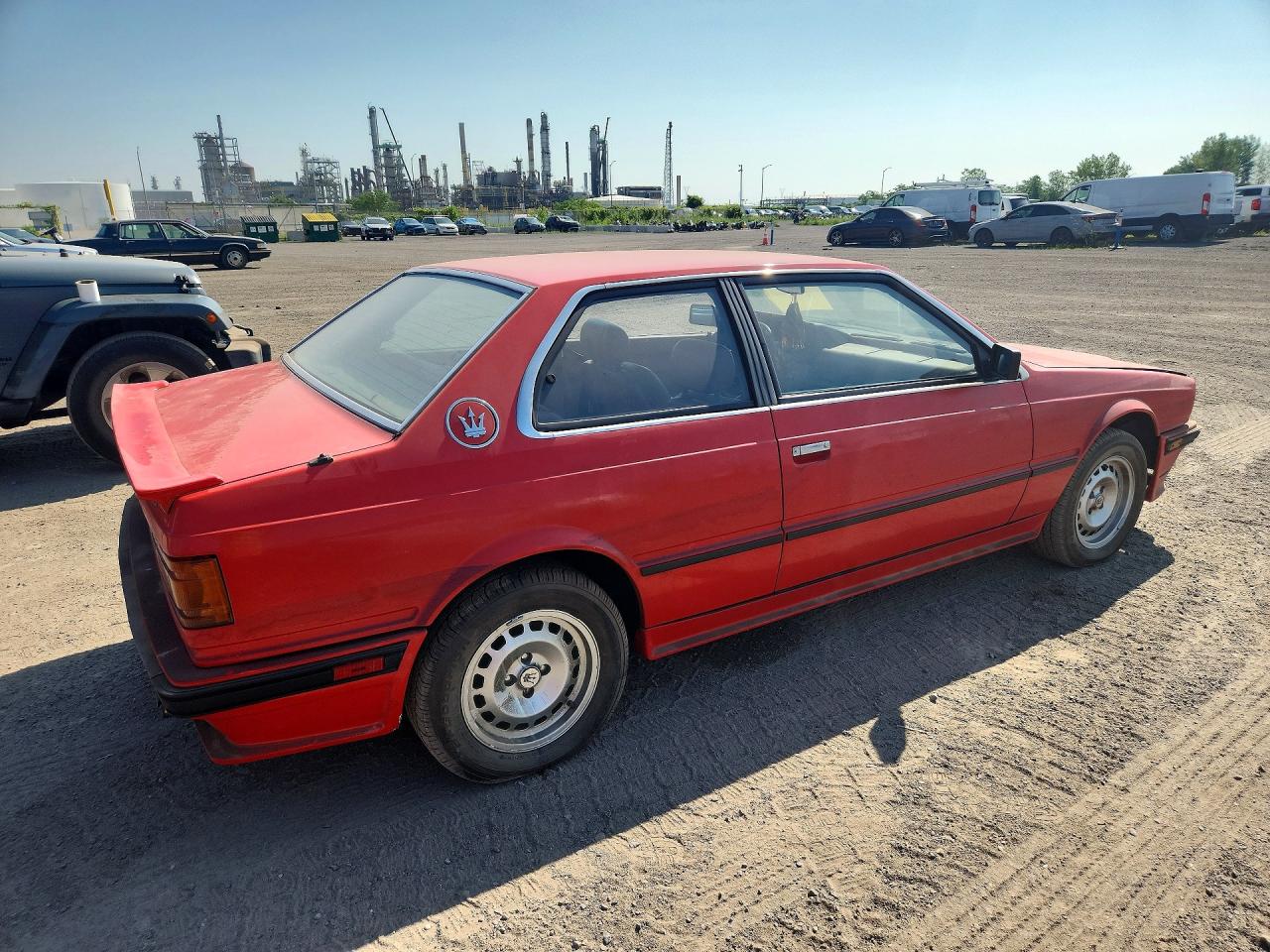1984 Maserati Biturbo Red vin: ZAMAL1105EB317084
