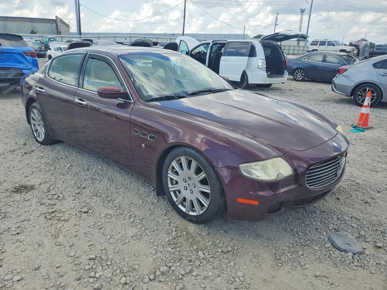 2005 Maserati Quattroporte M139 Burgundy vin: ZAMCE39A050018478