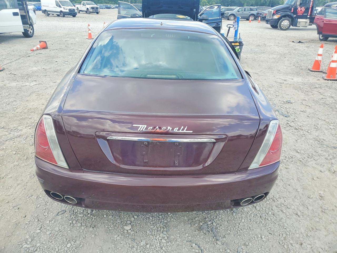 2005 Maserati Quattroporte M139 Burgundy vin: ZAMCE39A050018478