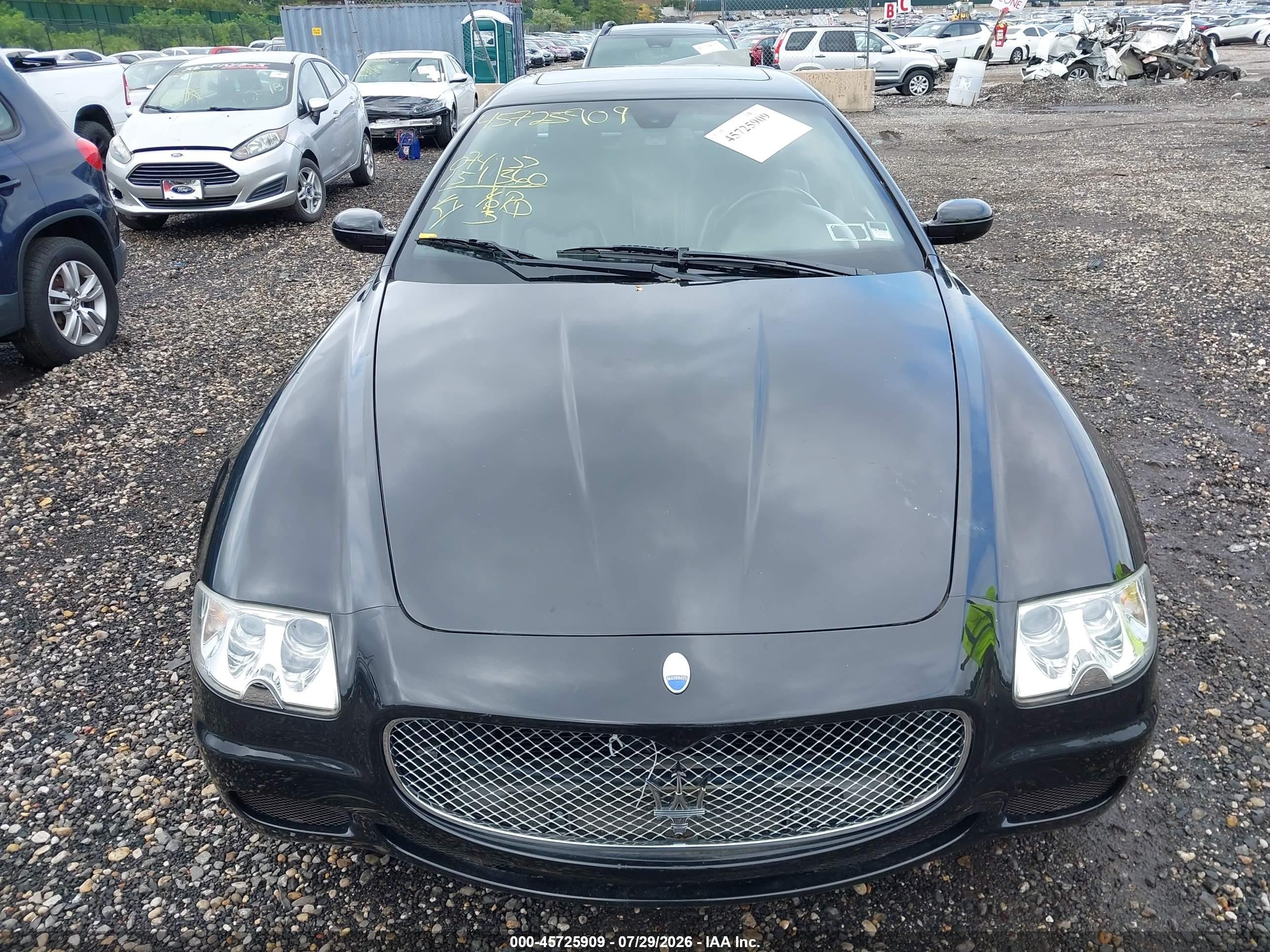 2007 Maserati Quattroporte Base Duoselect/executive Duoselect/sport Gt Duoselect Black vin: ZAMCE39A370026805