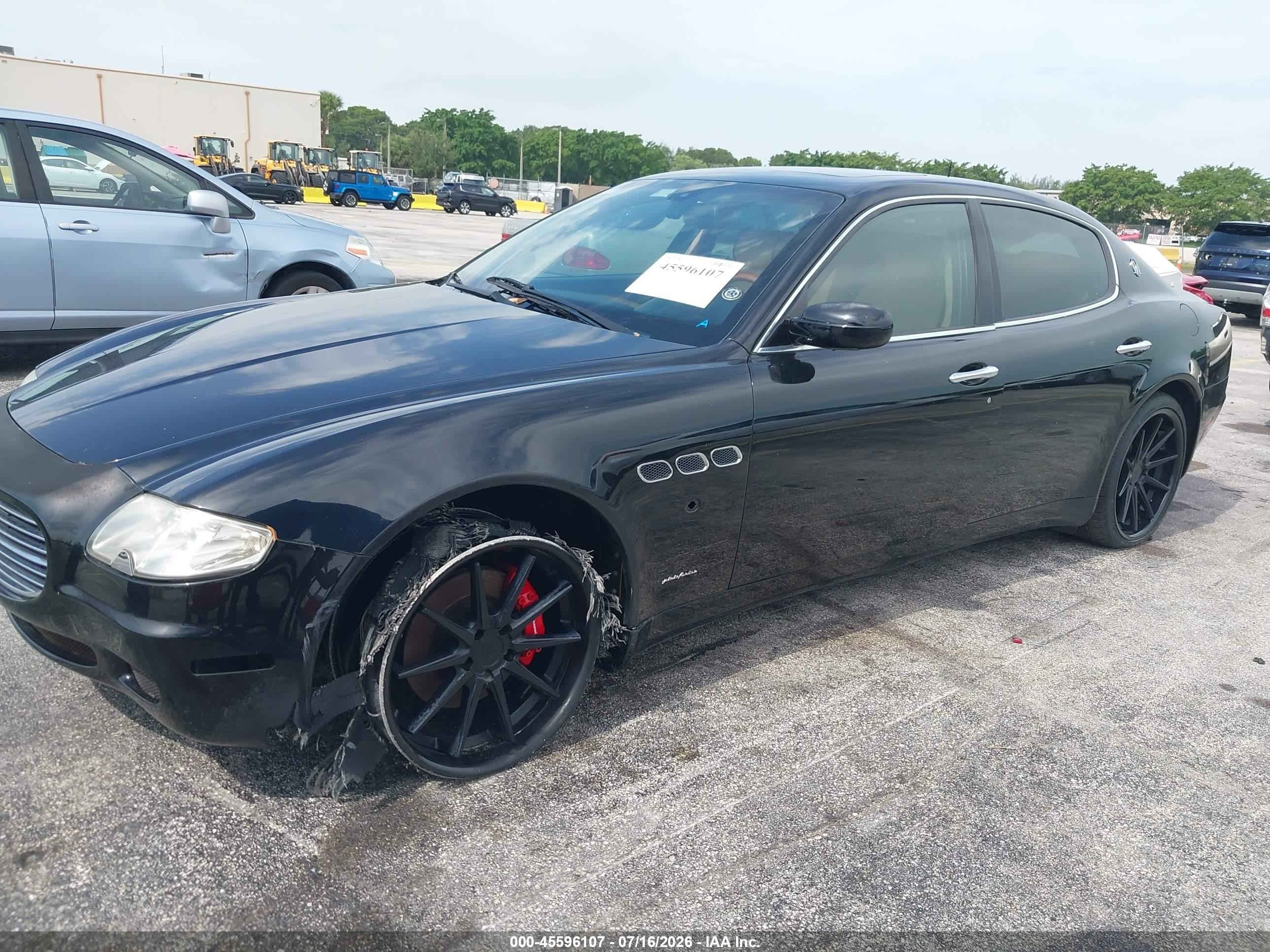 2006 Maserati Quattroporte Executive Gt/sport Gt Black vin: ZAMCE39A660020642