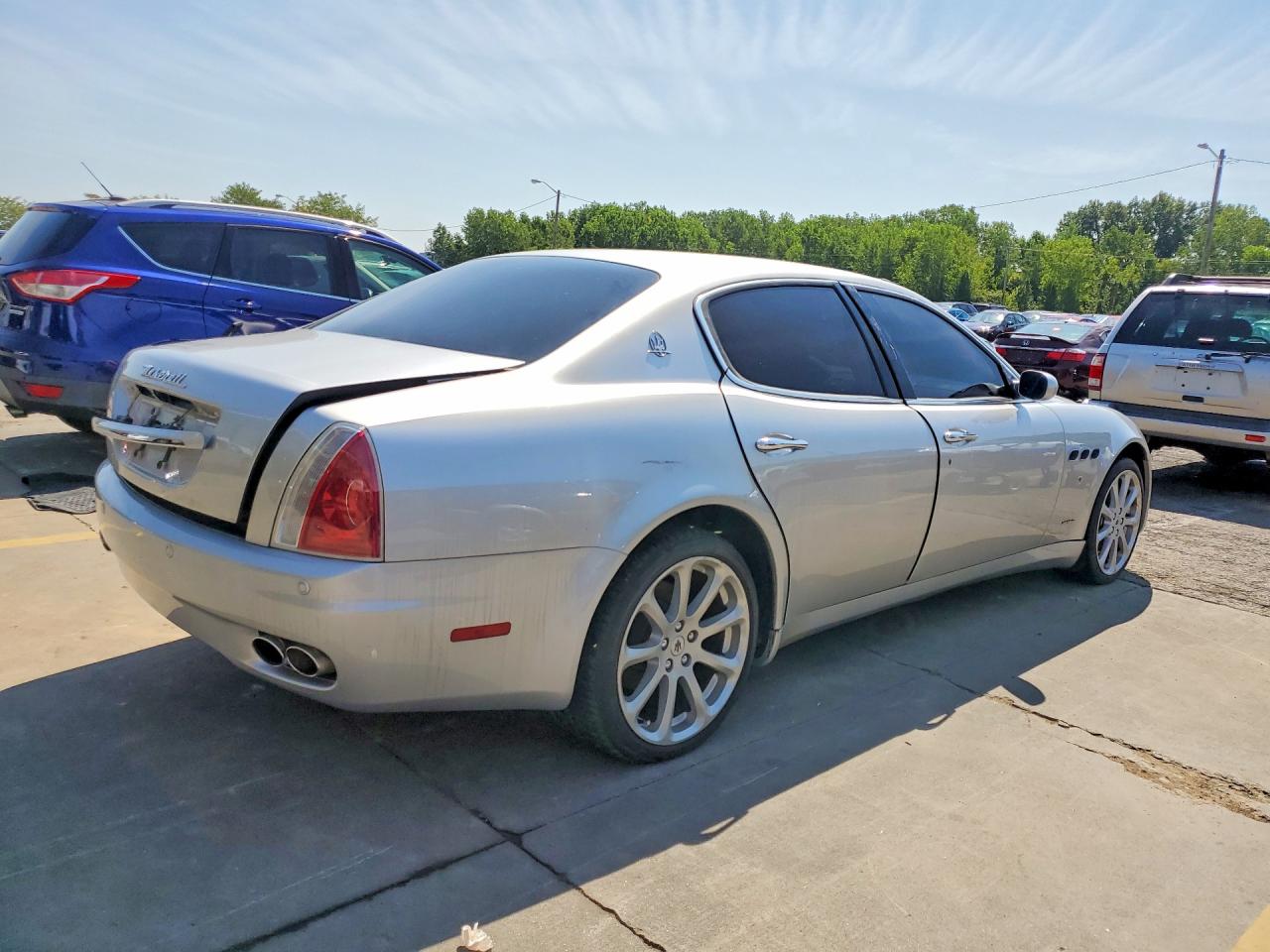 2005 Maserati Quattroporte M139 Silver vin: ZAMCE39A750014721
