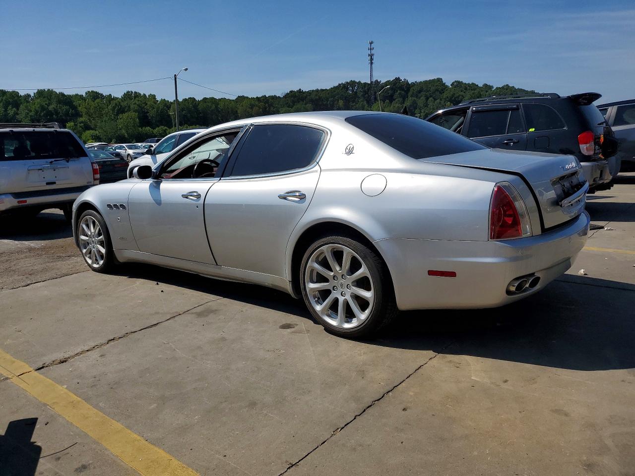 2005 Maserati Quattroporte M139 Silver vin: ZAMCE39A750014721