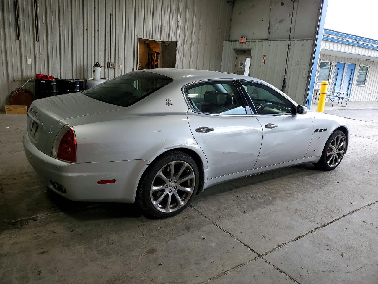 2006 Maserati Quattroporte M139 Silver vin: ZAMCE39AX60023284
