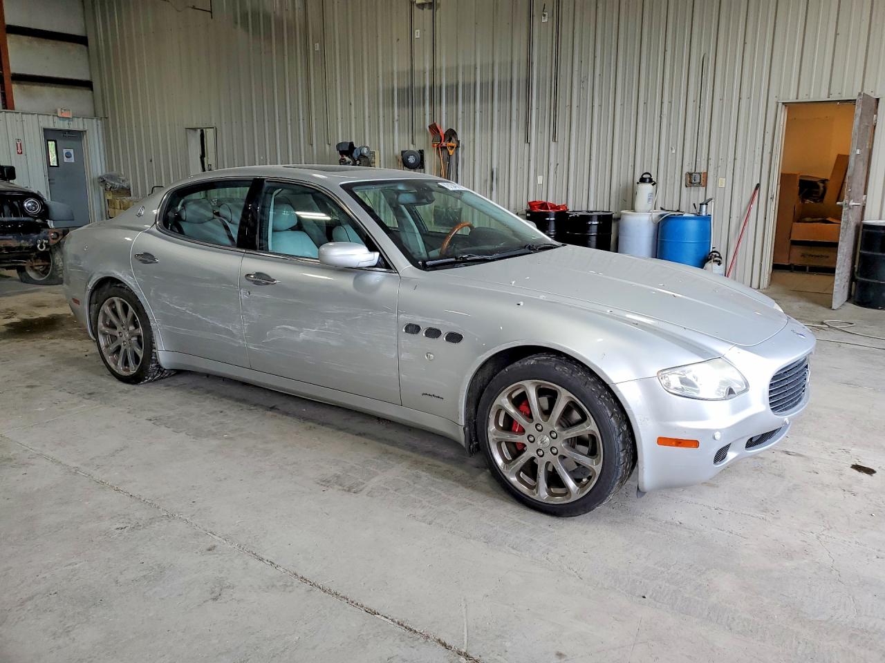 2006 Maserati Quattroporte M139 Silver vin: ZAMCE39AX60023284