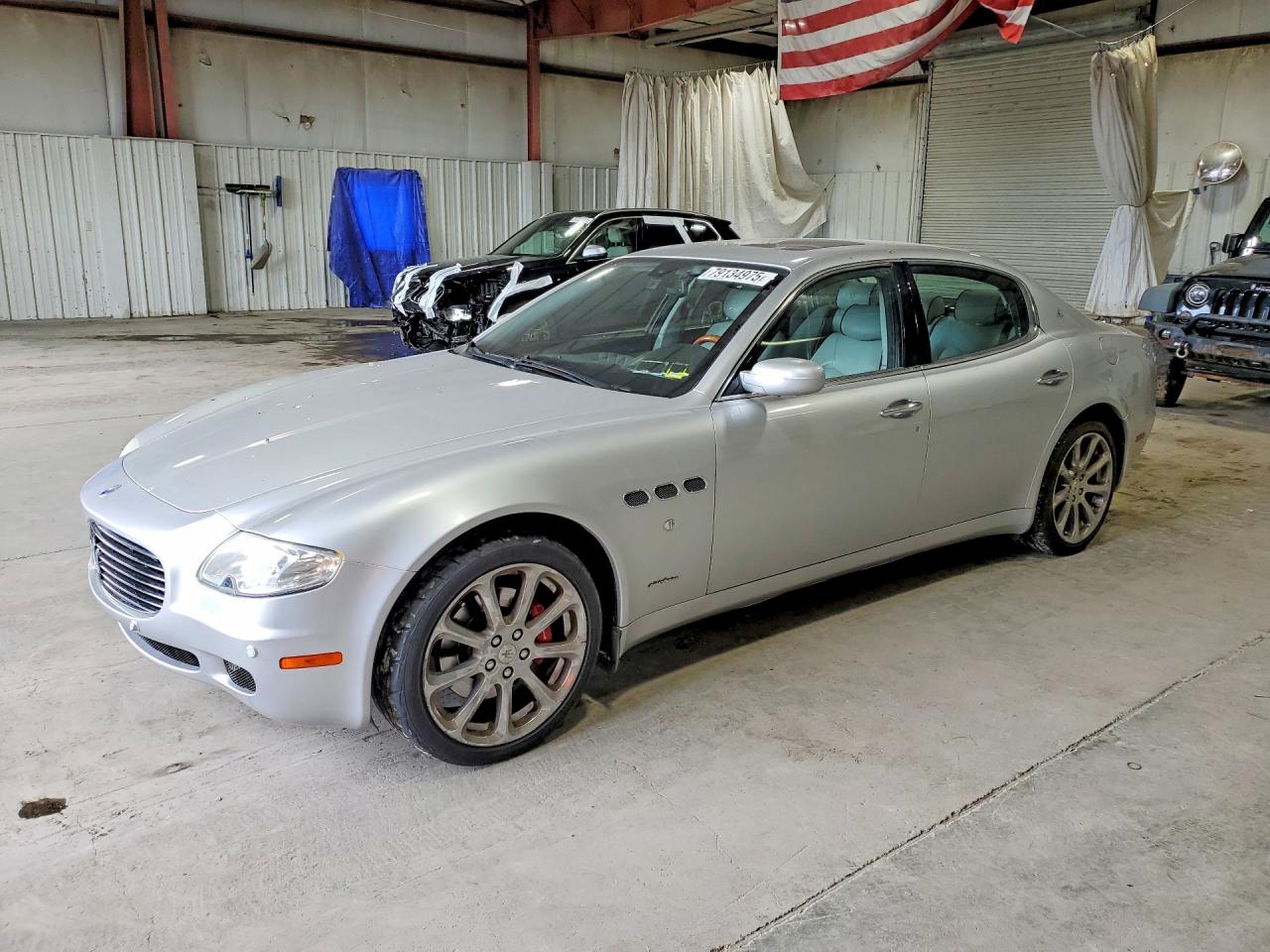 2006 Maserati Quattroporte M139 Silver vin: ZAMCE39AX60023284