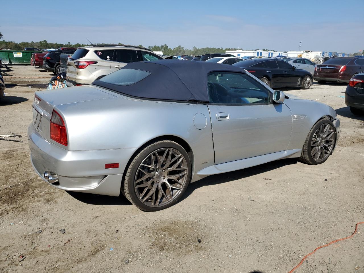 2006 Maserati Gransport Spyder Silver vin: ZAMEB18A160024220