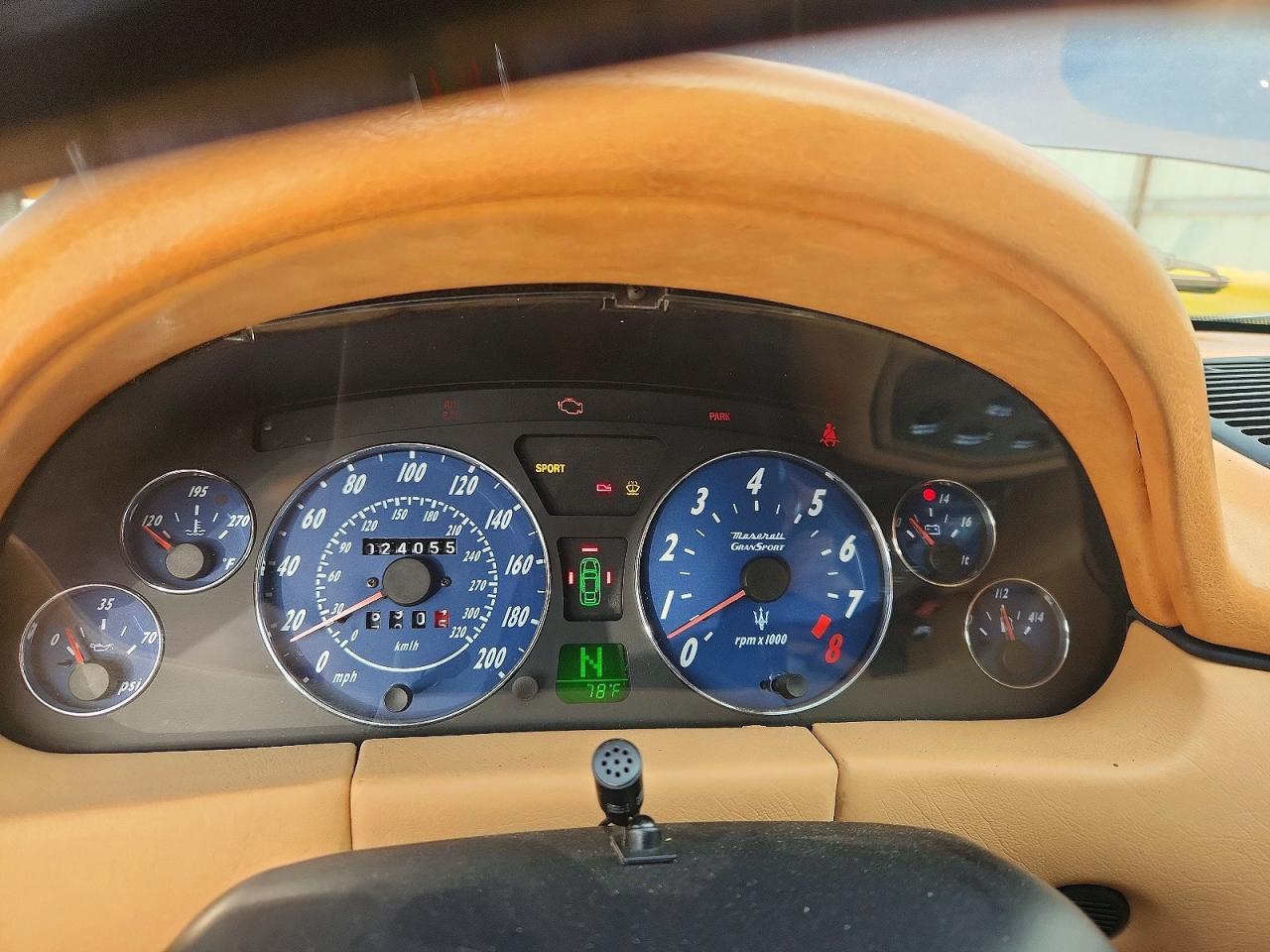 2006 Maserati Gransport Spyder Blue vin: ZAMEB18A960025454