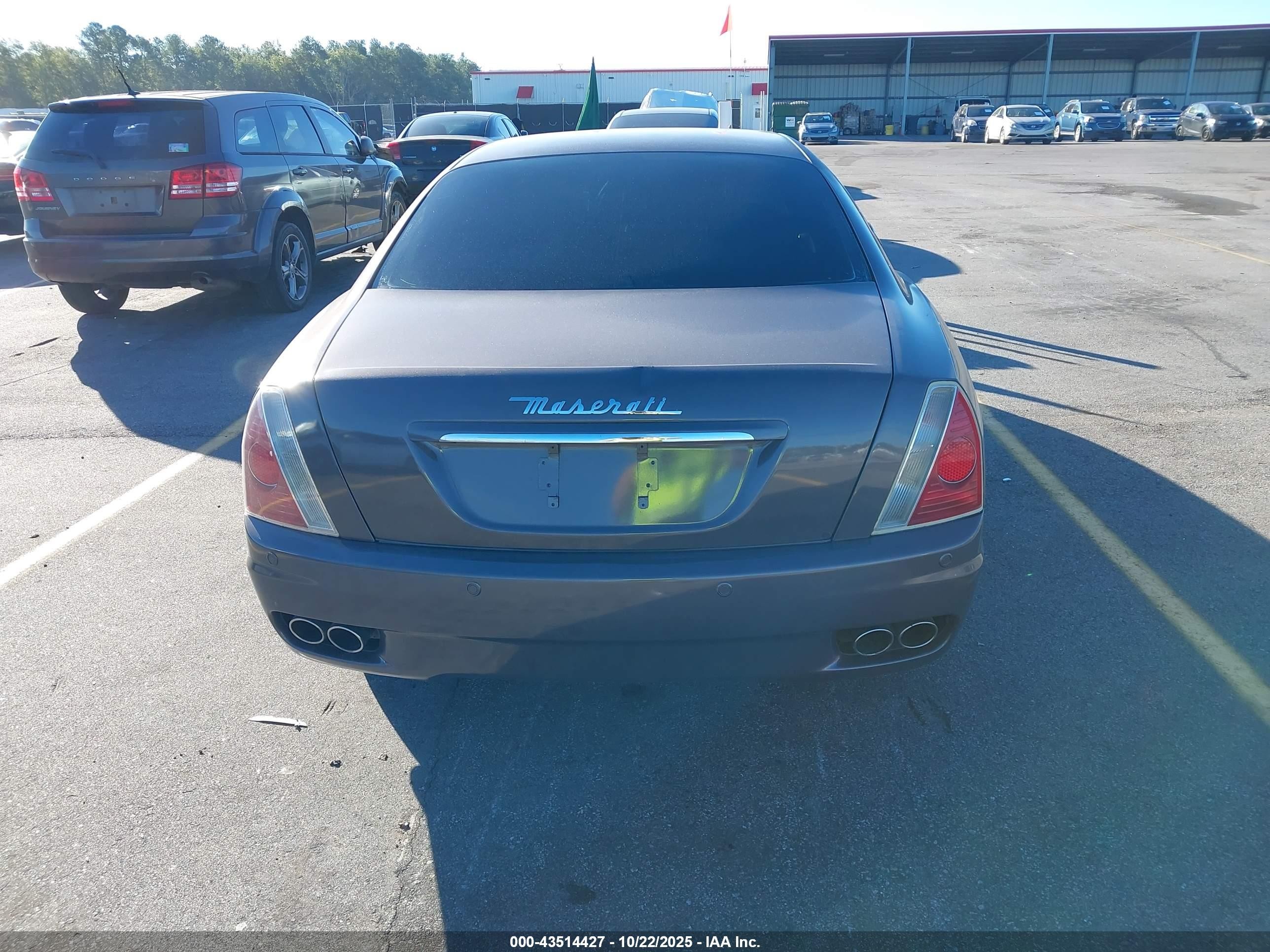 2007 Maserati Quattroporte Base Automatic/executive Gt Automatic/sport Gt Automatic Серый vin: ZAMFE39A370031662
