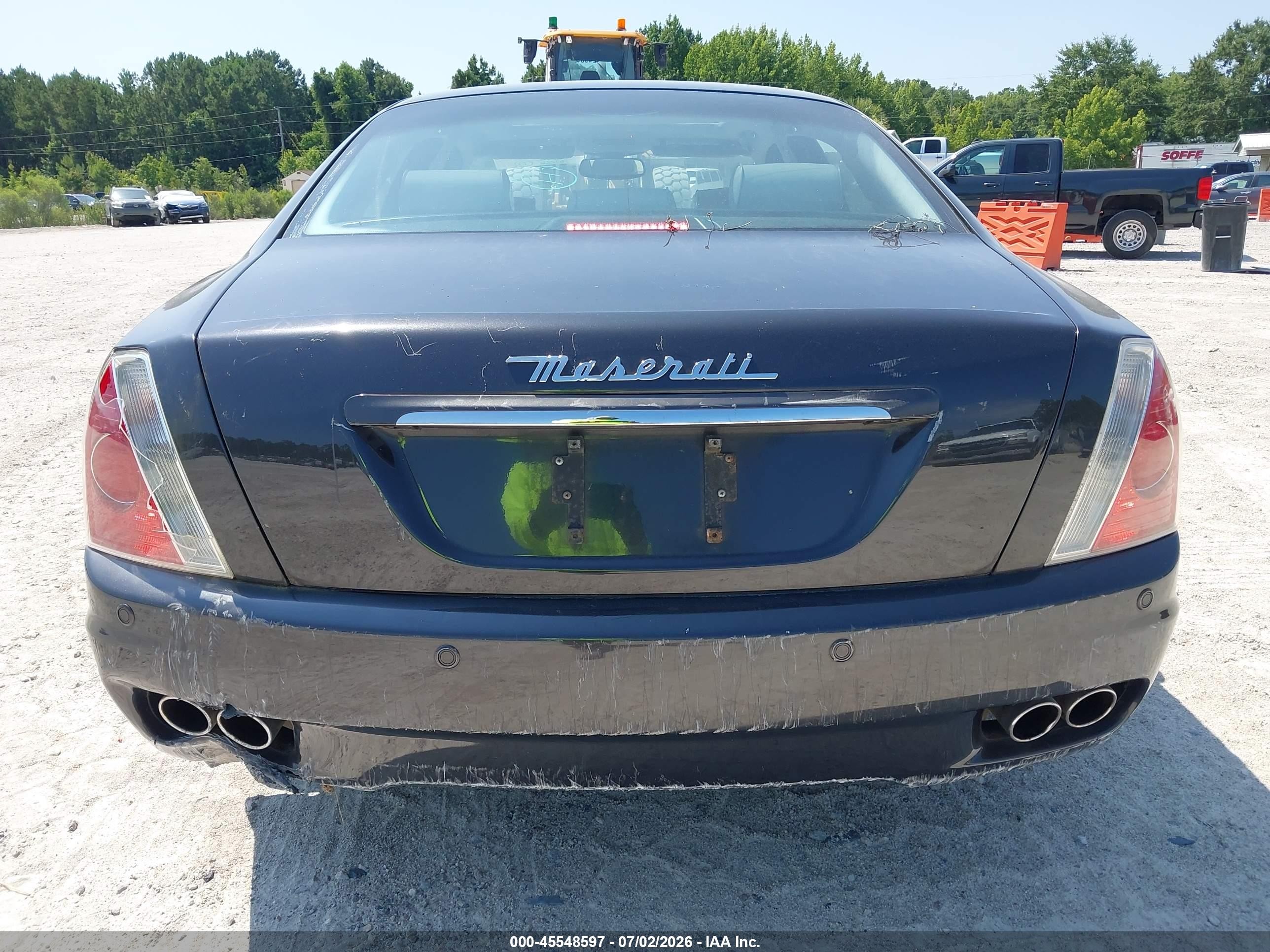 2008 Maserati Quattroporte   Brown vin: ZAMFE39A380036832