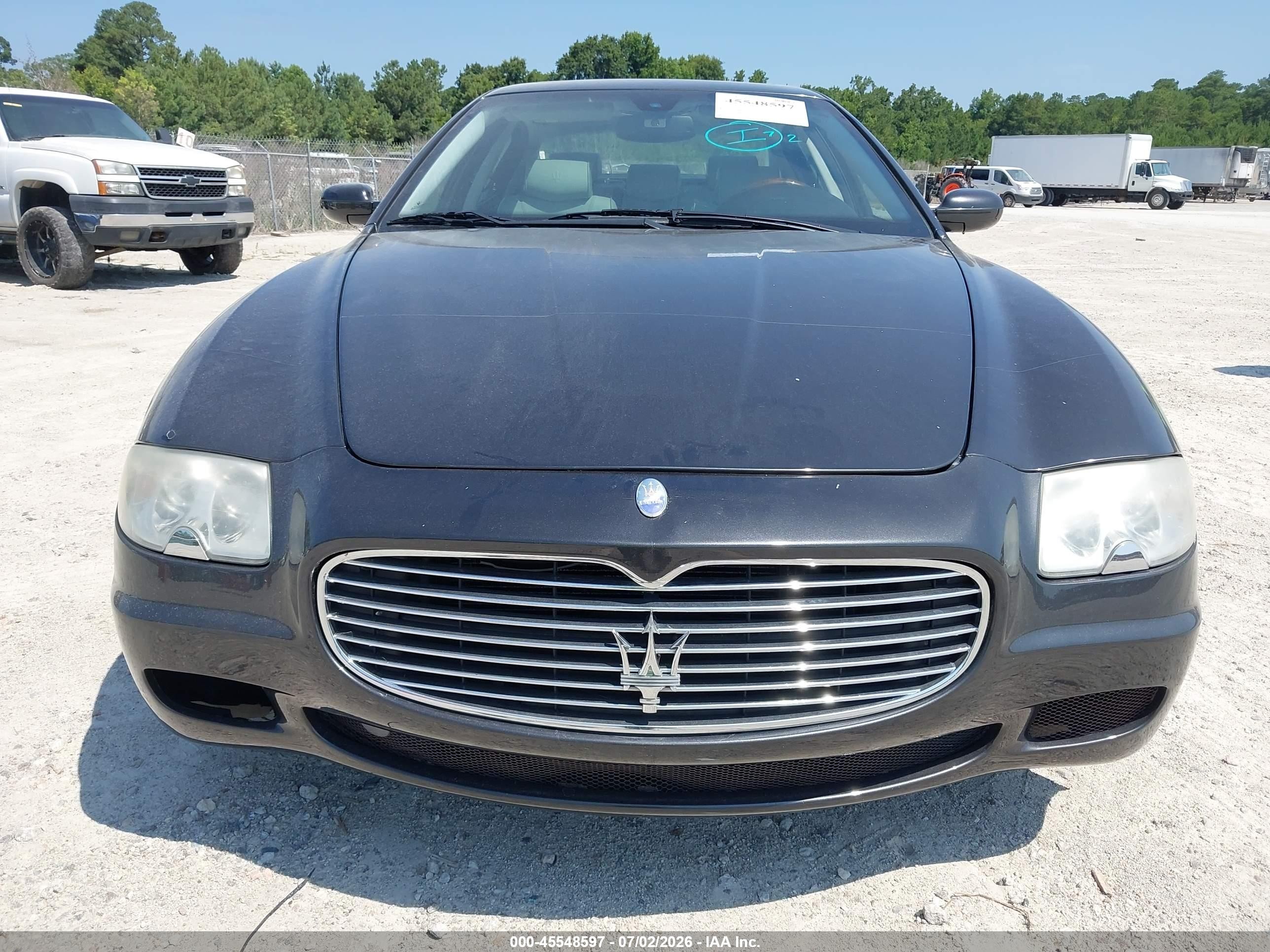2008 Maserati Quattroporte   Brown vin: ZAMFE39A380036832