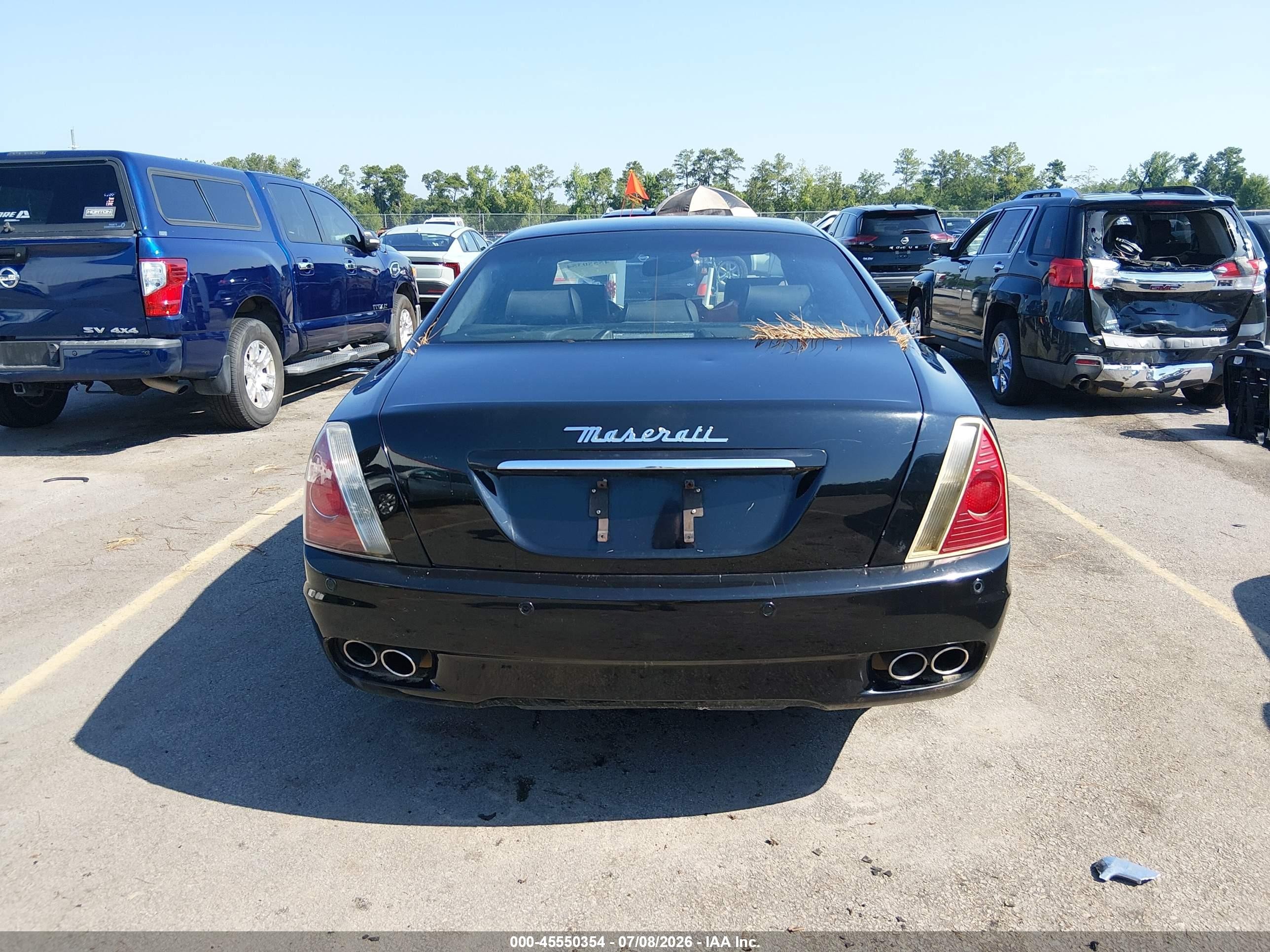 2008 Maserati Quattroporte Base Automatic/executive Gt Automatic/sport Gt S Automatic Black vin: ZAMFE39A380038354