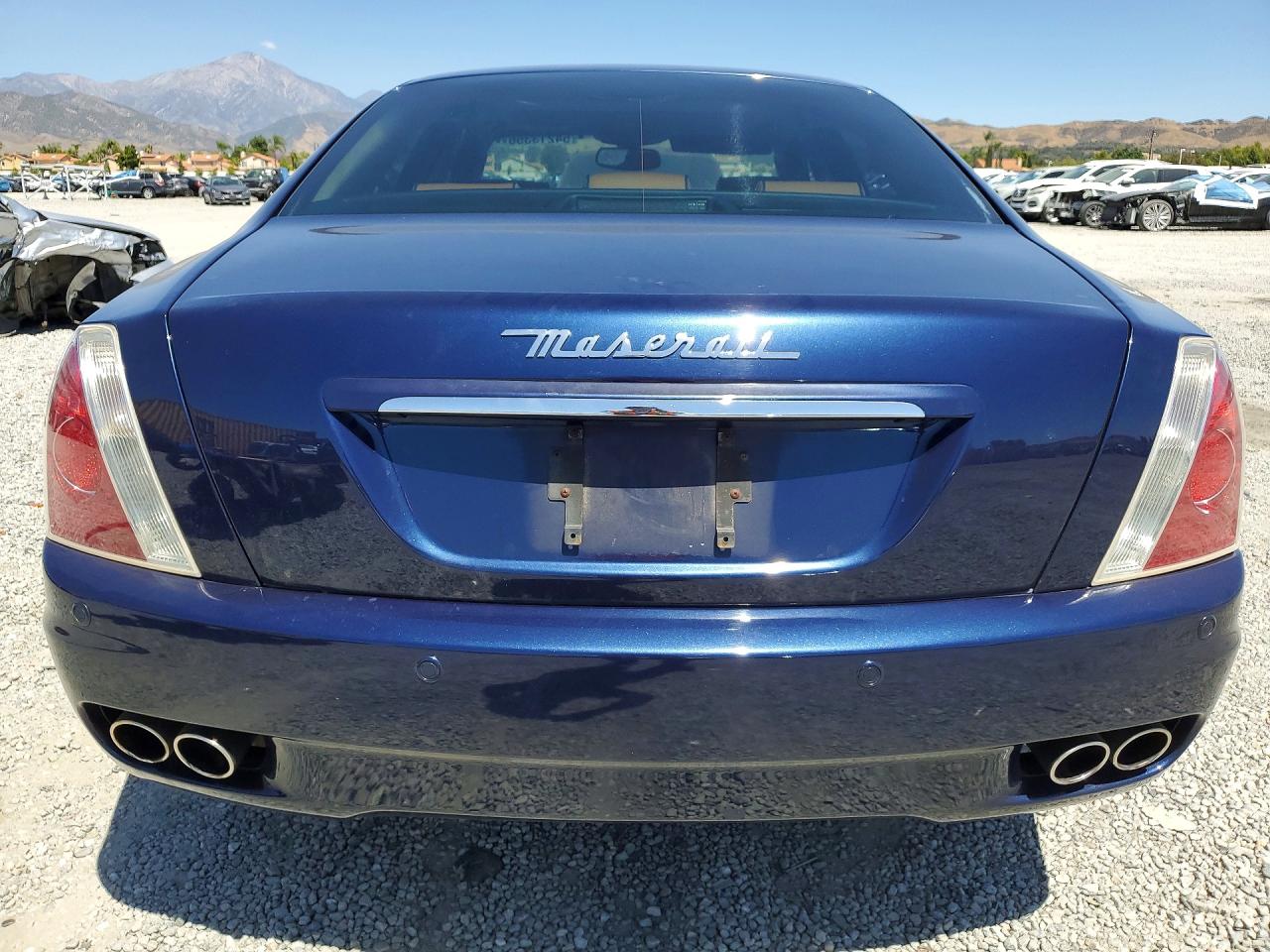 2008 Maserati Quattroporte M139 Blue vin: ZAMFE39A380039343