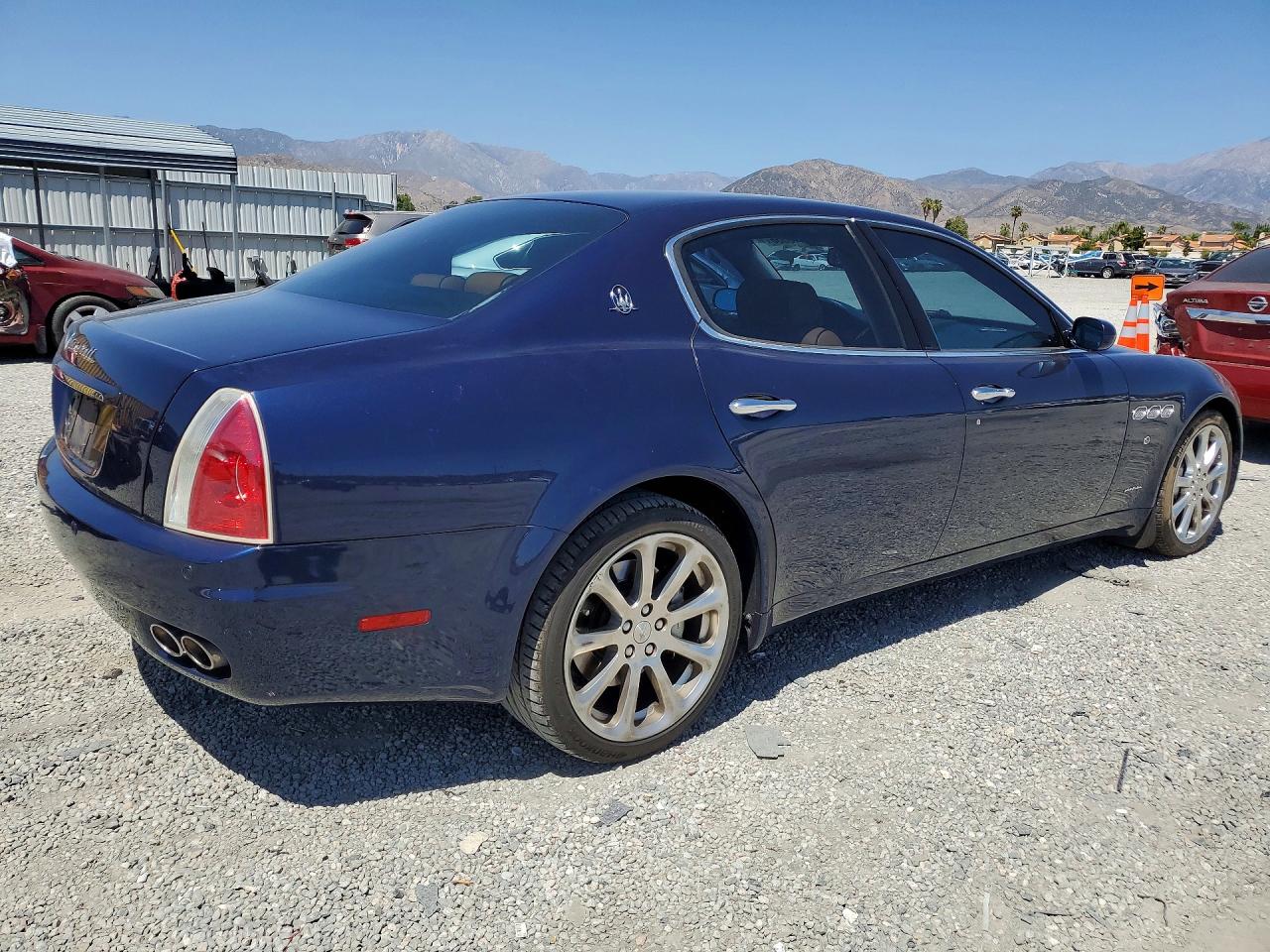 2008 Maserati Quattroporte M139 Blue vin: ZAMFE39A380039343