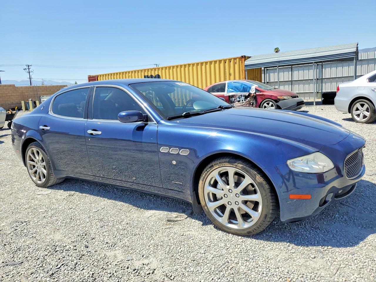 2008 Maserati Quattroporte M139 Blue vin: ZAMFE39A380039343