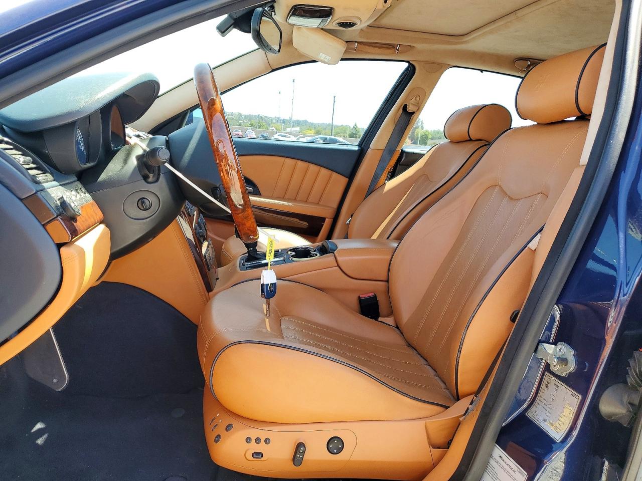 2008 Maserati Quattroporte M139 Blue vin: ZAMFE39A380039343