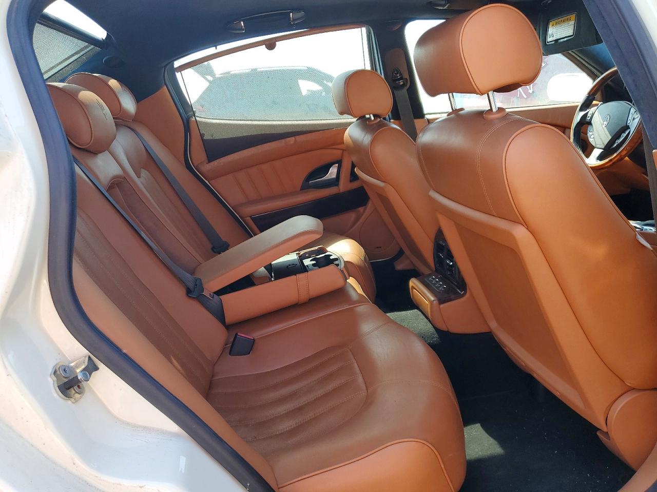 2007 Maserati Quattroporte M139 White vin: ZAMFE39A570032263