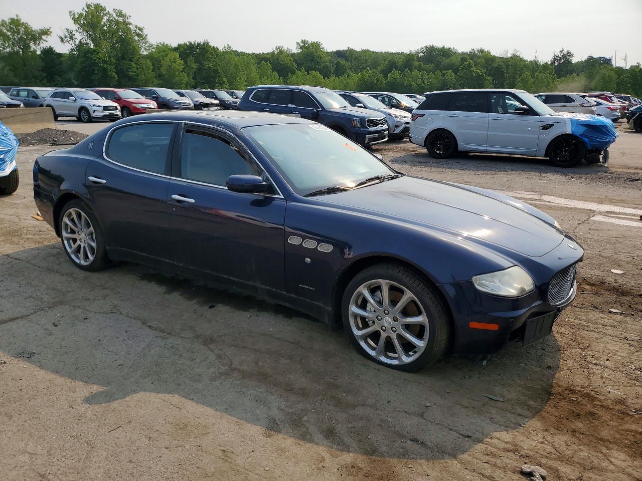 2007 Maserati Quattroporte M139 Blue vin: ZAMFE39A670029369