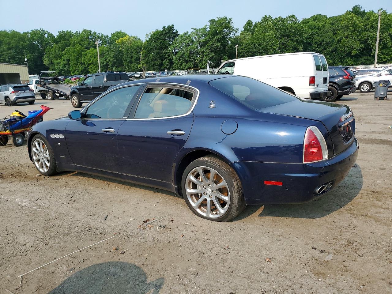 2007 Maserati Quattroporte M139 Blue vin: ZAMFE39A670029369