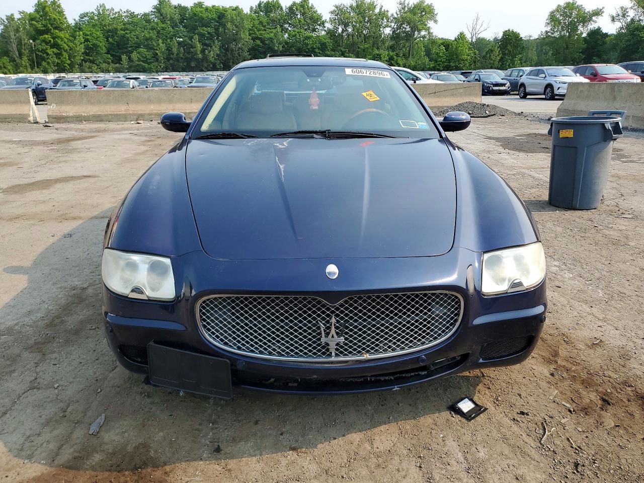 2007 Maserati Quattroporte M139 Blue vin: ZAMFE39A670029369