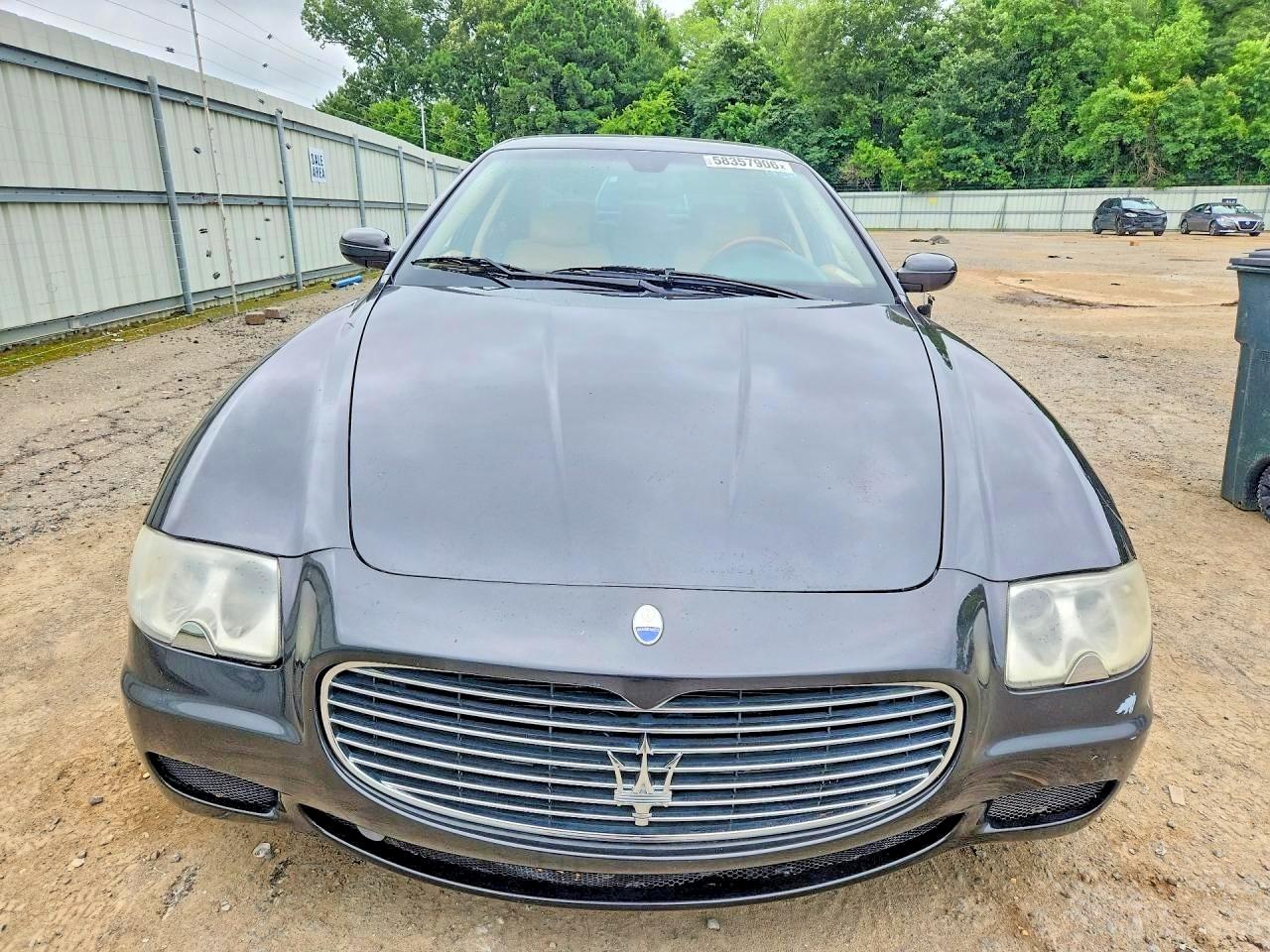 2007 Maserati Quattroporte M139 Black vin: ZAMFE39A770030286