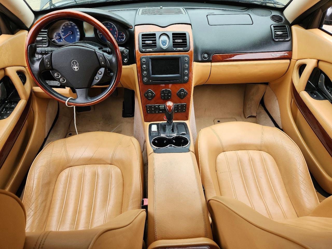 2007 Maserati Quattroporte M139 Black vin: ZAMFE39A770030286