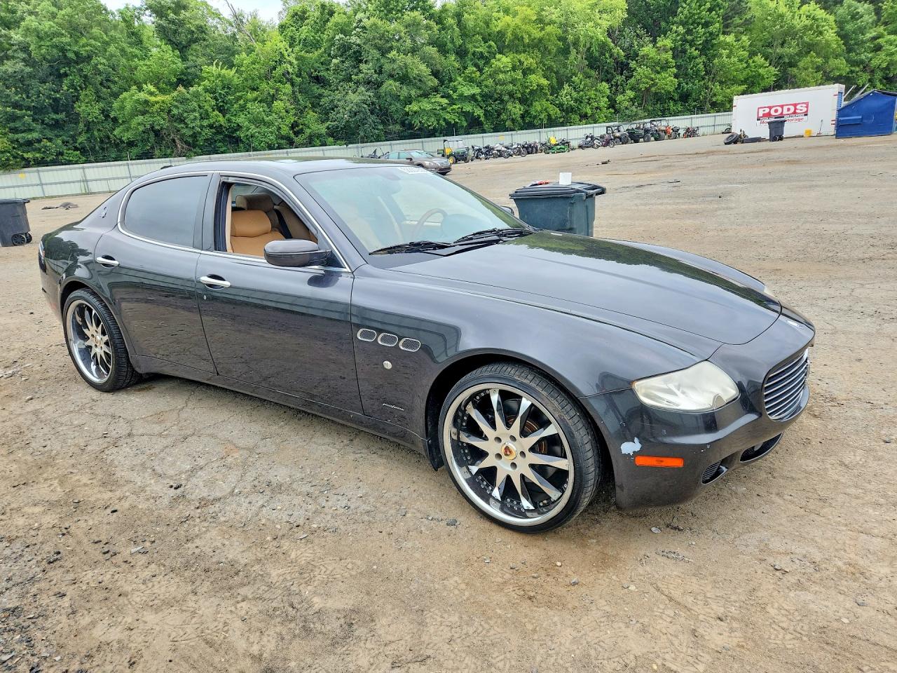 2007 Maserati Quattroporte M139 Black vin: ZAMFE39A770030286