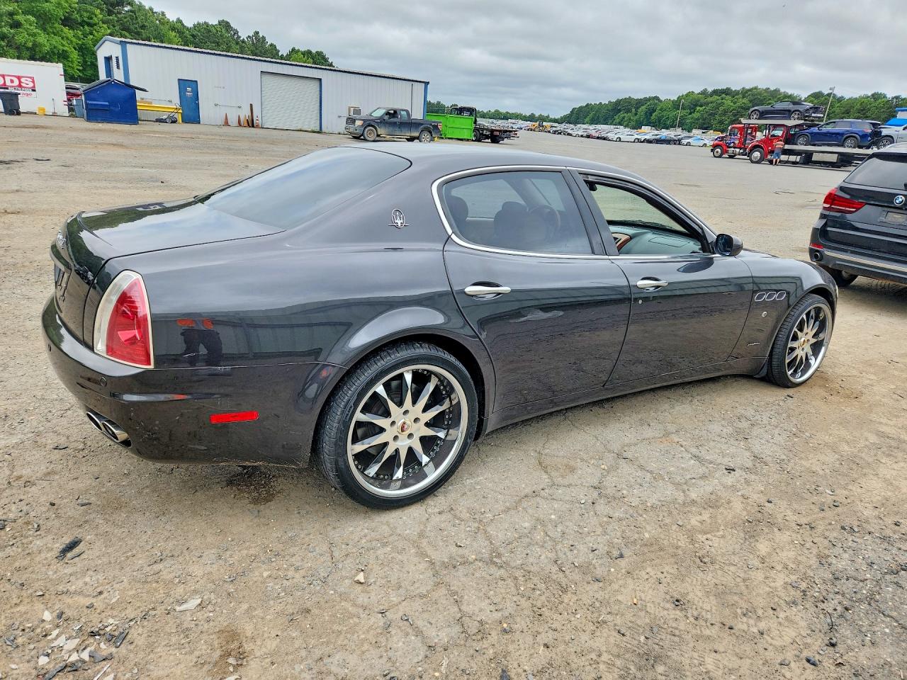2007 Maserati Quattroporte M139 Black vin: ZAMFE39A770030286