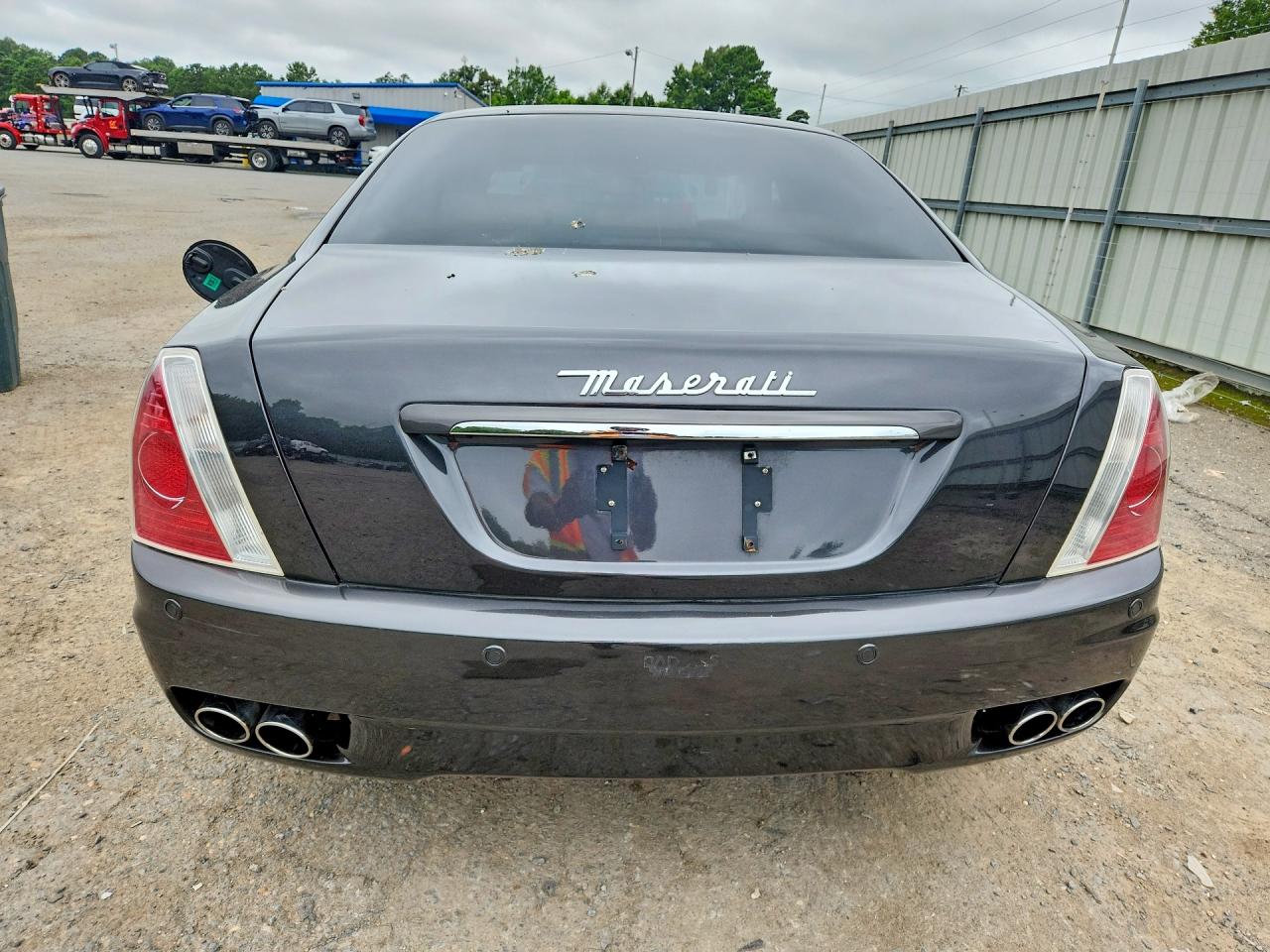 2007 Maserati Quattroporte M139 Black vin: ZAMFE39A770030286