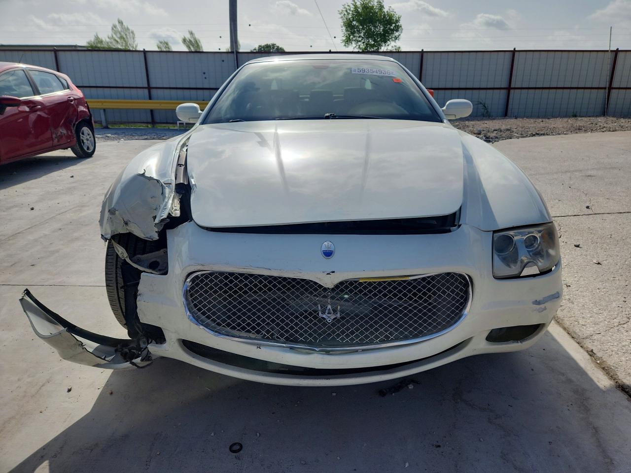 2007 Maserati Quattroporte M139 White vin: ZAMFE39A770030479