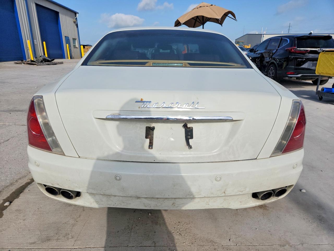 2007 Maserati Quattroporte M139 White vin: ZAMFE39A770030479