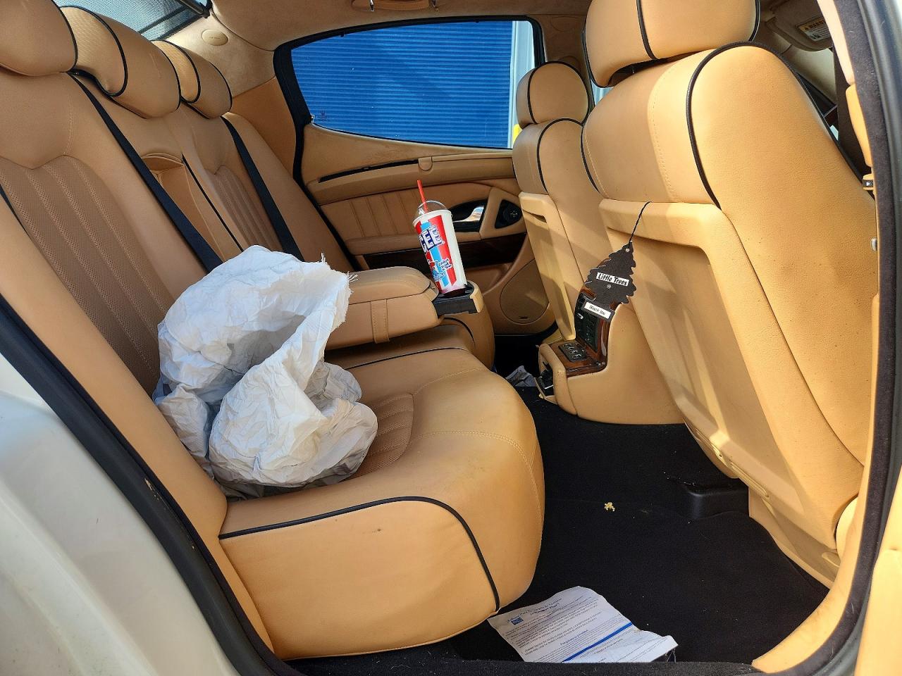 2007 Maserati Quattroporte M139 White vin: ZAMFE39A770030479