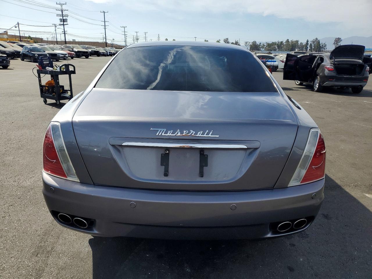 2007 Maserati Quattroporte M139 Gray vin: ZAMFE39A770032622