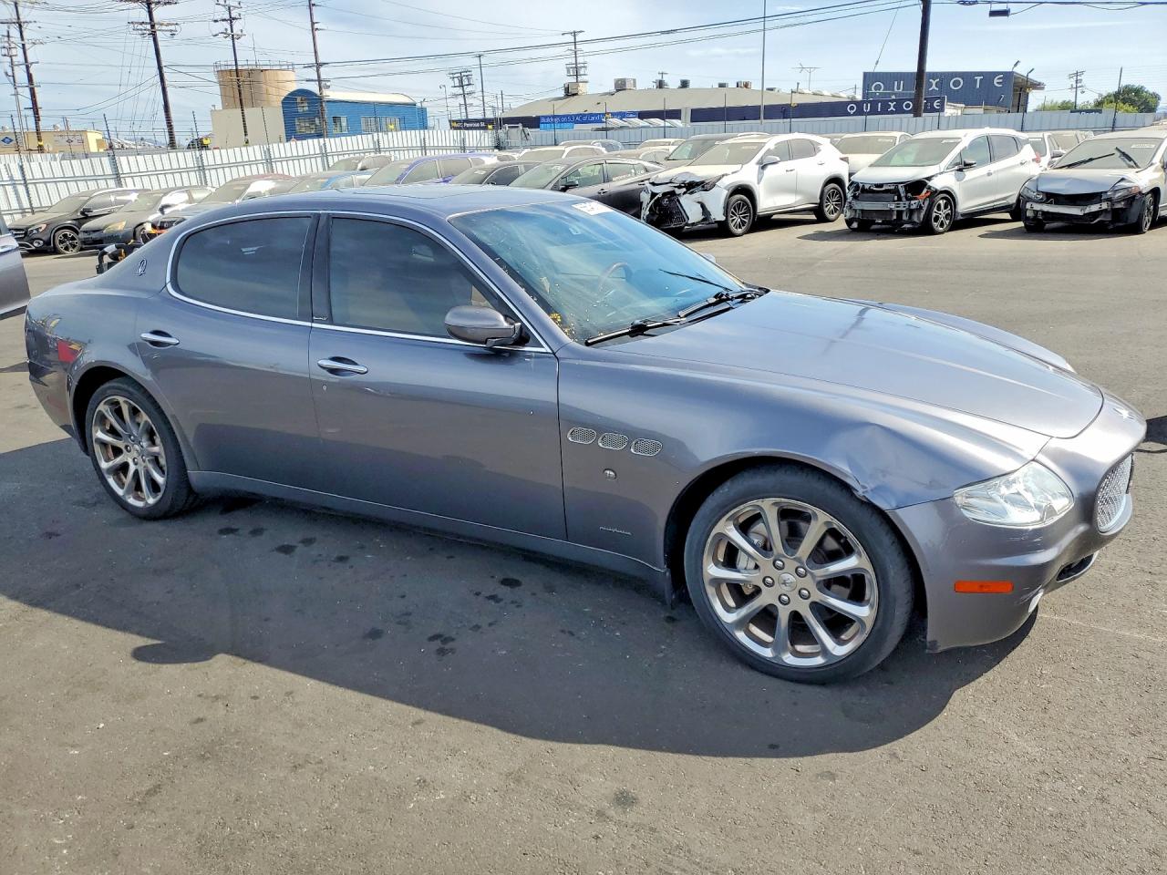 2007 Maserati Quattroporte M139 Gray vin: ZAMFE39A770032622