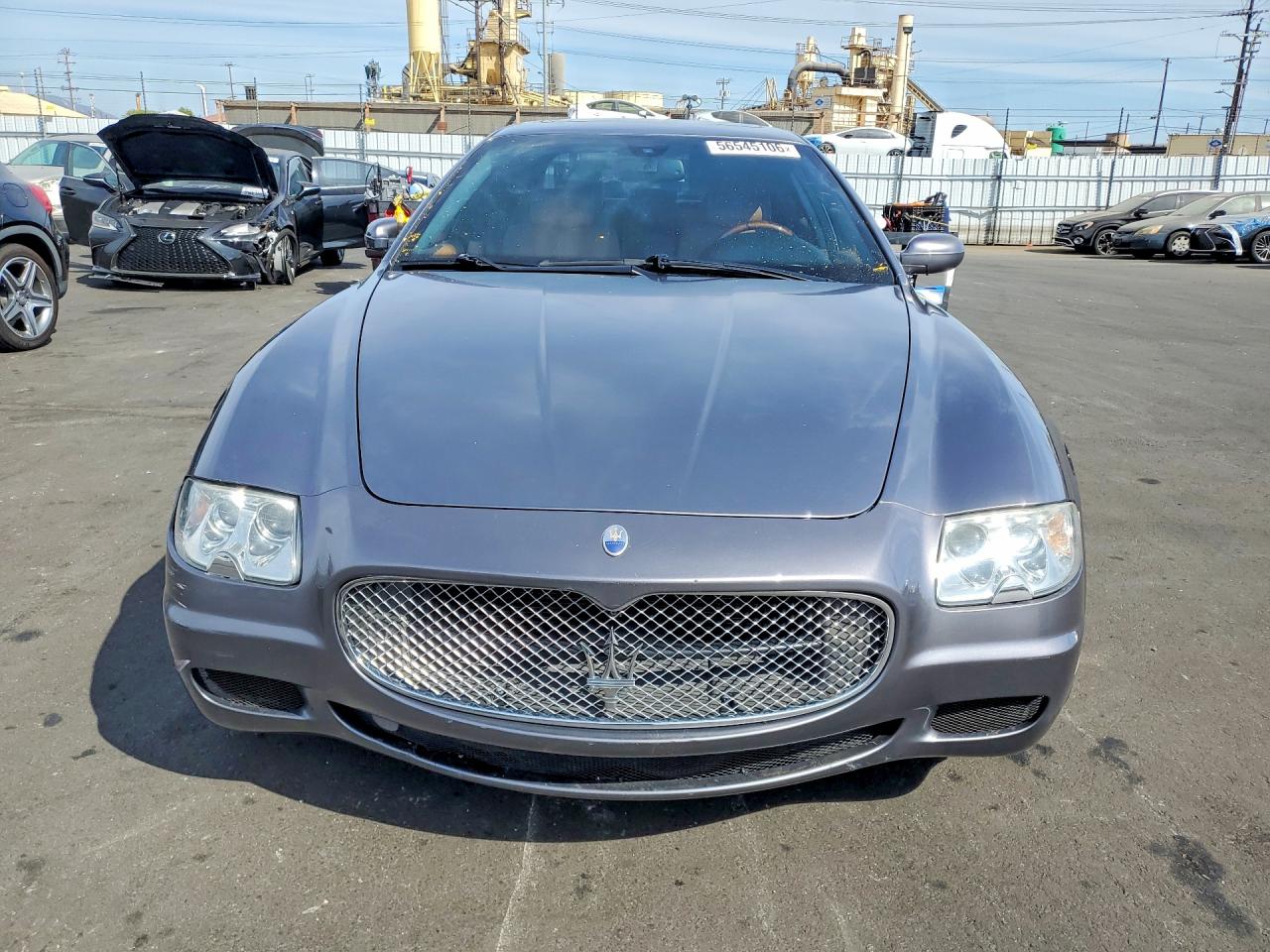 2007 Maserati Quattroporte M139 Gray vin: ZAMFE39A770032622