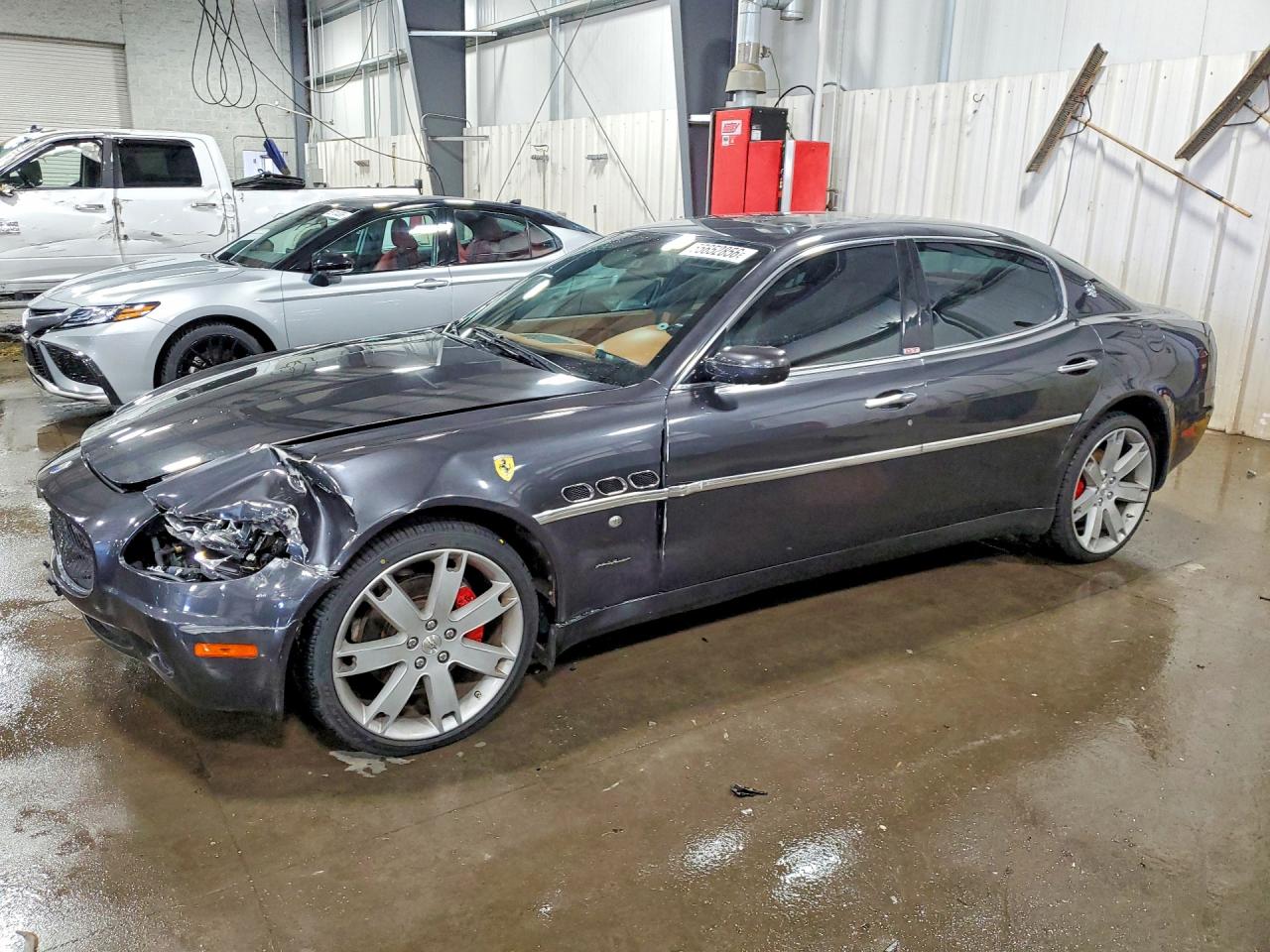 2007 Maserati Quattroporte M139 Charcoal vin: ZAMFE39A970031505