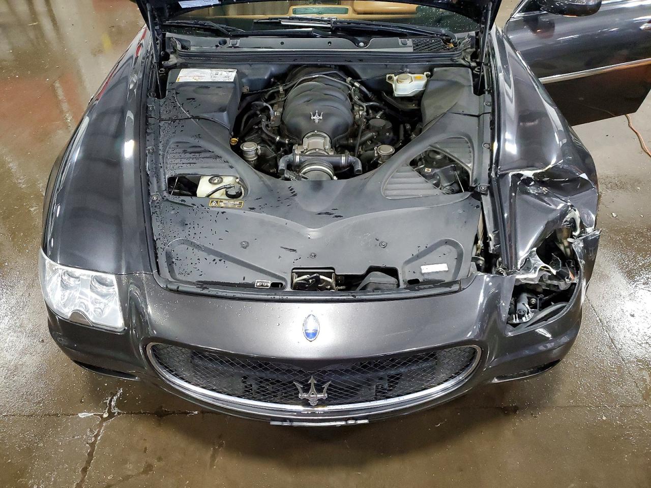 2007 Maserati Quattroporte M139 Charcoal vin: ZAMFE39A970031505
