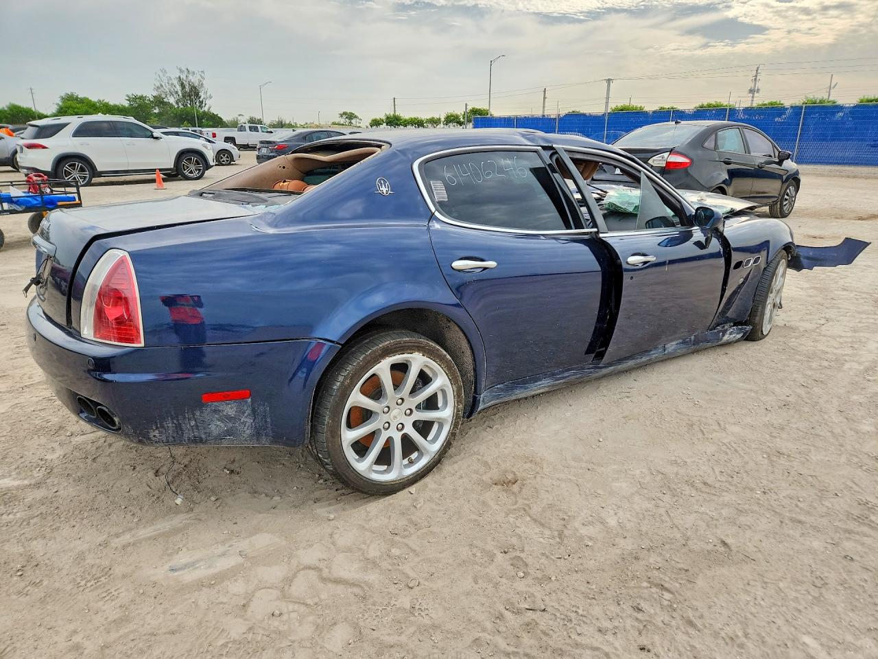 2008 Maserati Quattroporte M139 Blue vin: ZAMFE39A980033515