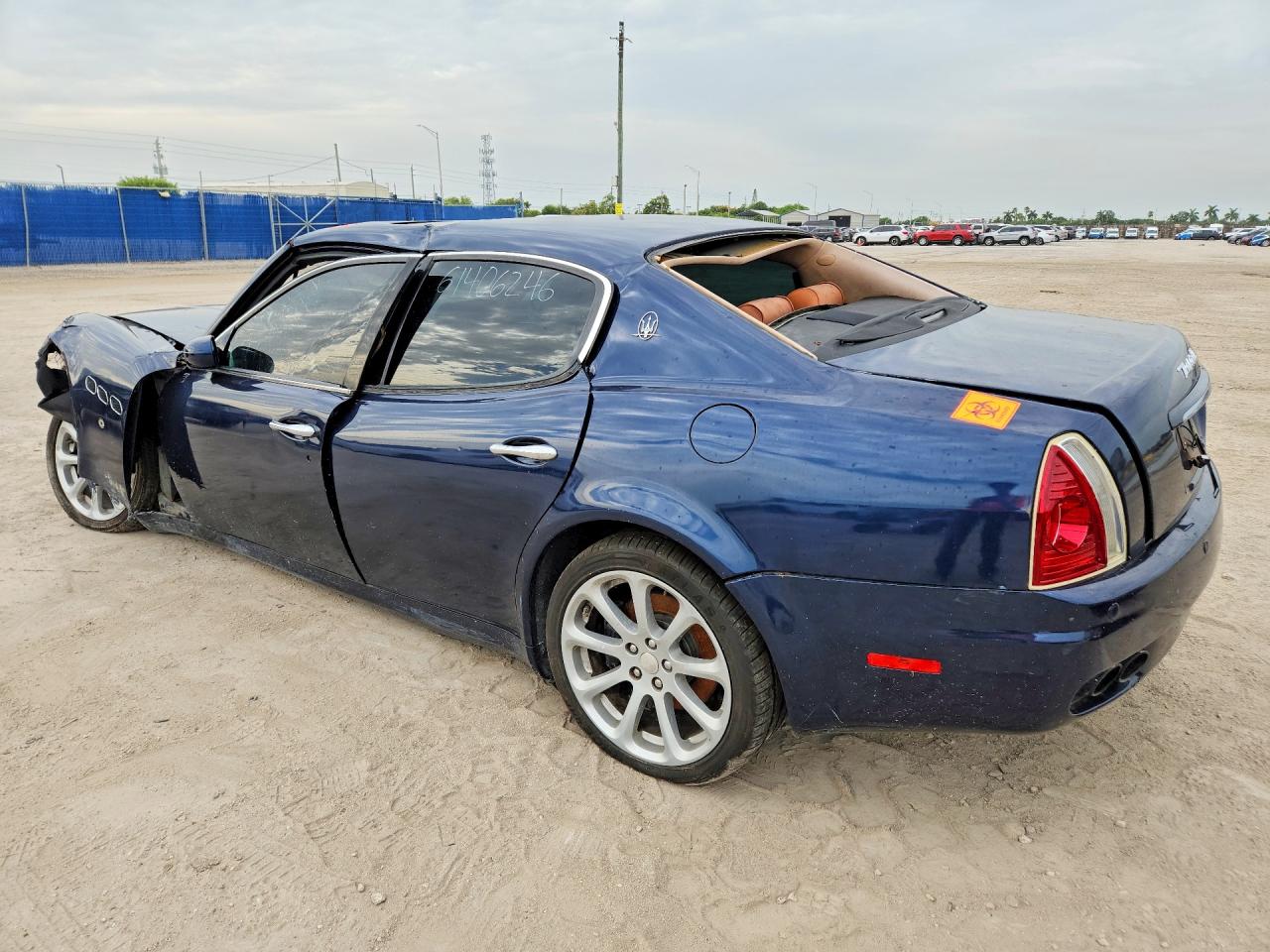2008 Maserati Quattroporte M139 Blue vin: ZAMFE39A980033515