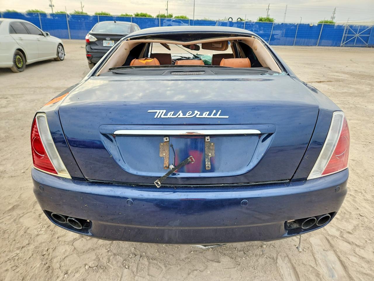 2008 Maserati Quattroporte M139 Blue vin: ZAMFE39A980033515