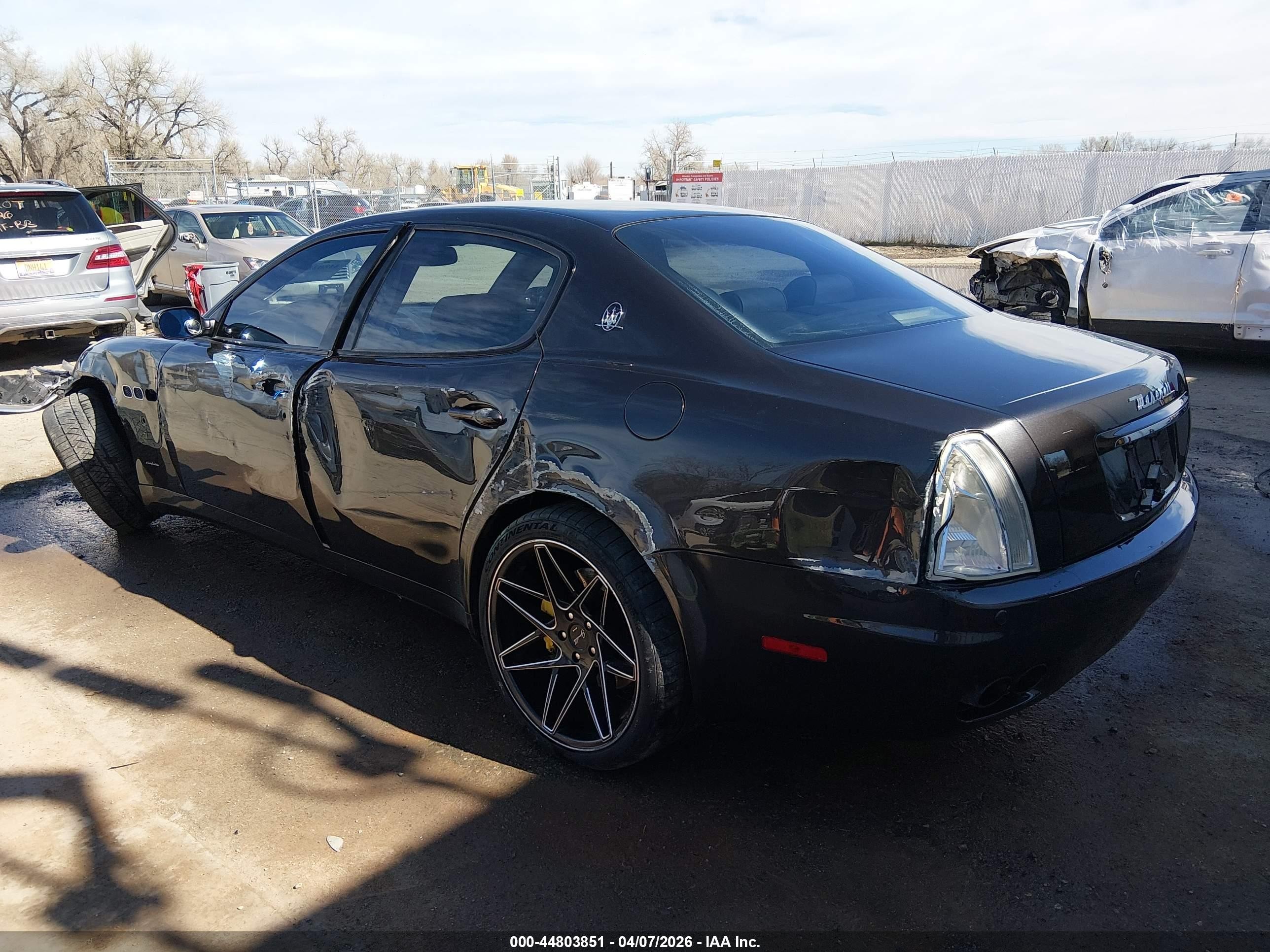 2008 Maserati Quattroporte Base Automatic/executive Gt Automatic/sport Gt S Automatic Black vin: ZAMFE39AX80035886
