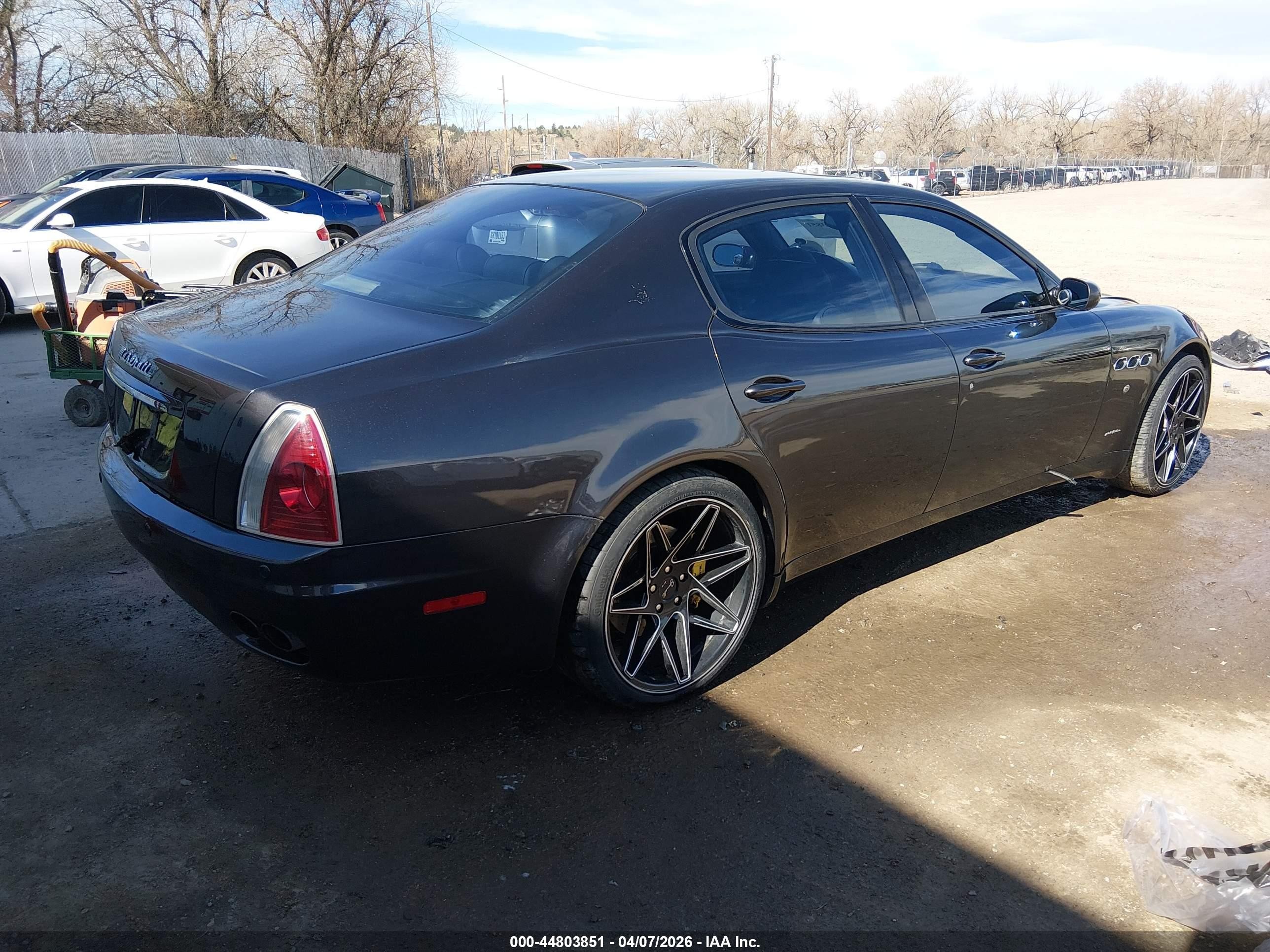 2008 Maserati Quattroporte Base Automatic/executive Gt Automatic/sport Gt S Automatic Black vin: ZAMFE39AX80035886