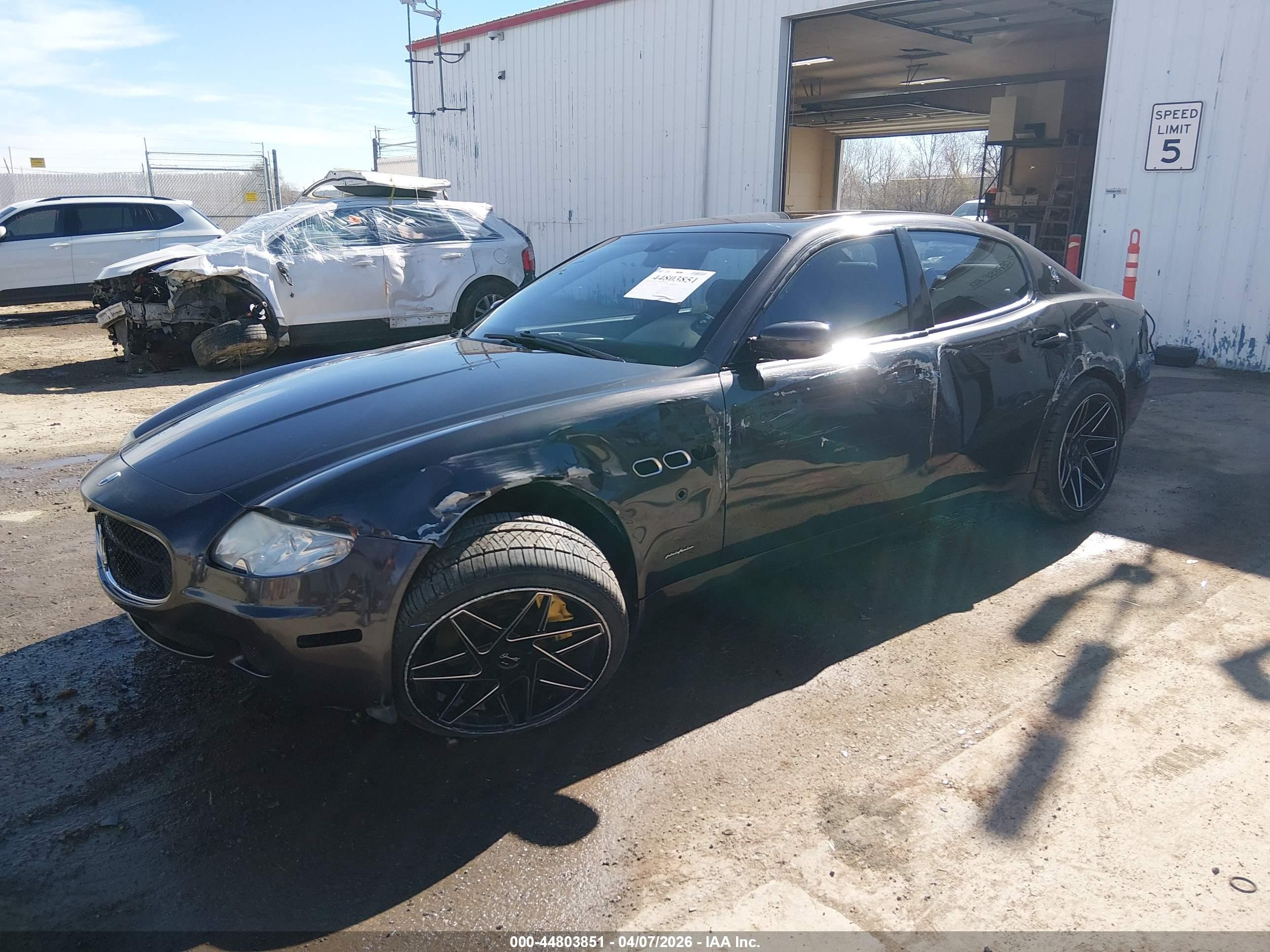 2008 Maserati Quattroporte Base Automatic/executive Gt Automatic/sport Gt S Automatic Black vin: ZAMFE39AX80035886