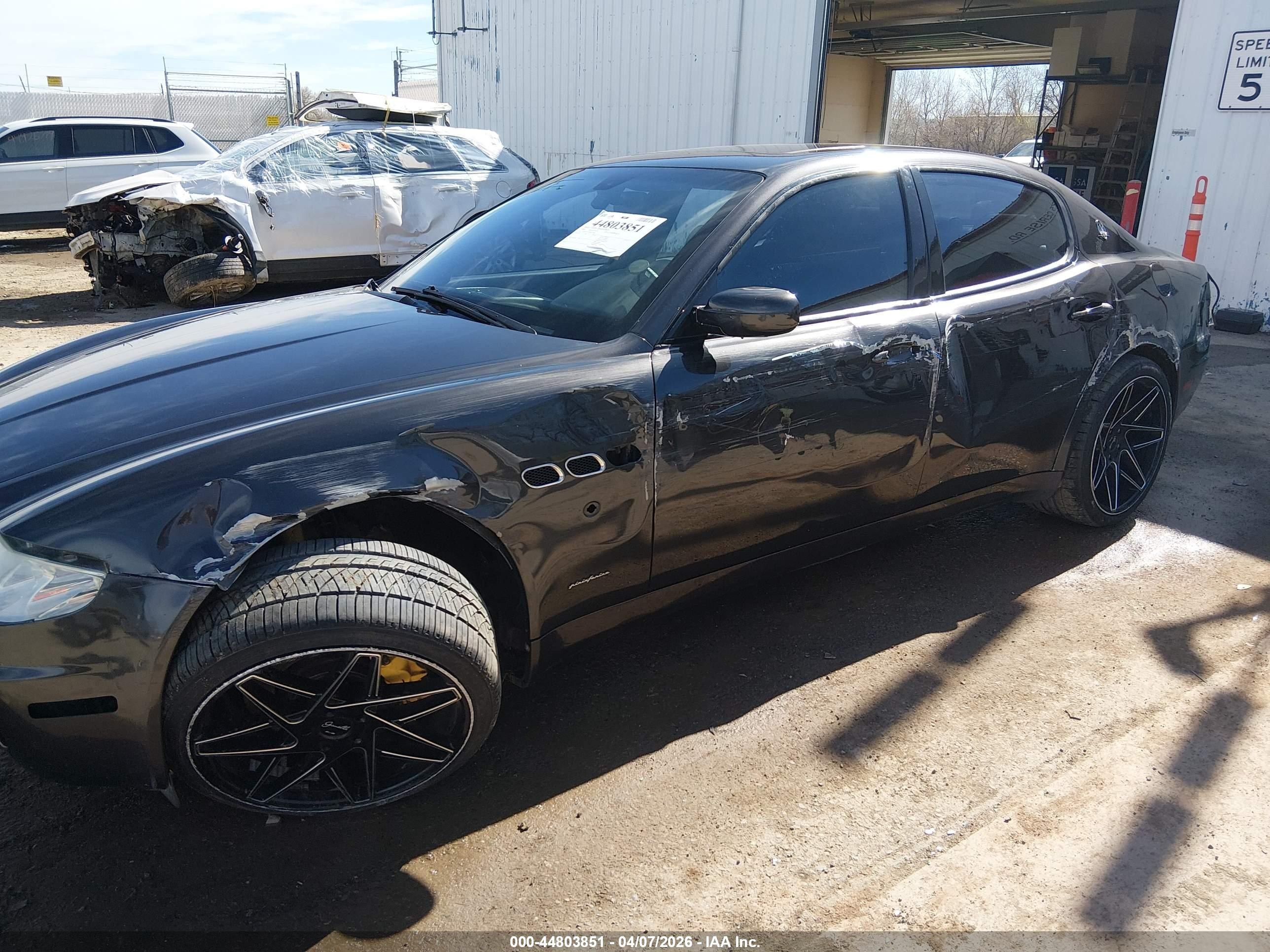 2008 Maserati Quattroporte Base Automatic/executive Gt Automatic/sport Gt S Automatic Black vin: ZAMFE39AX80035886