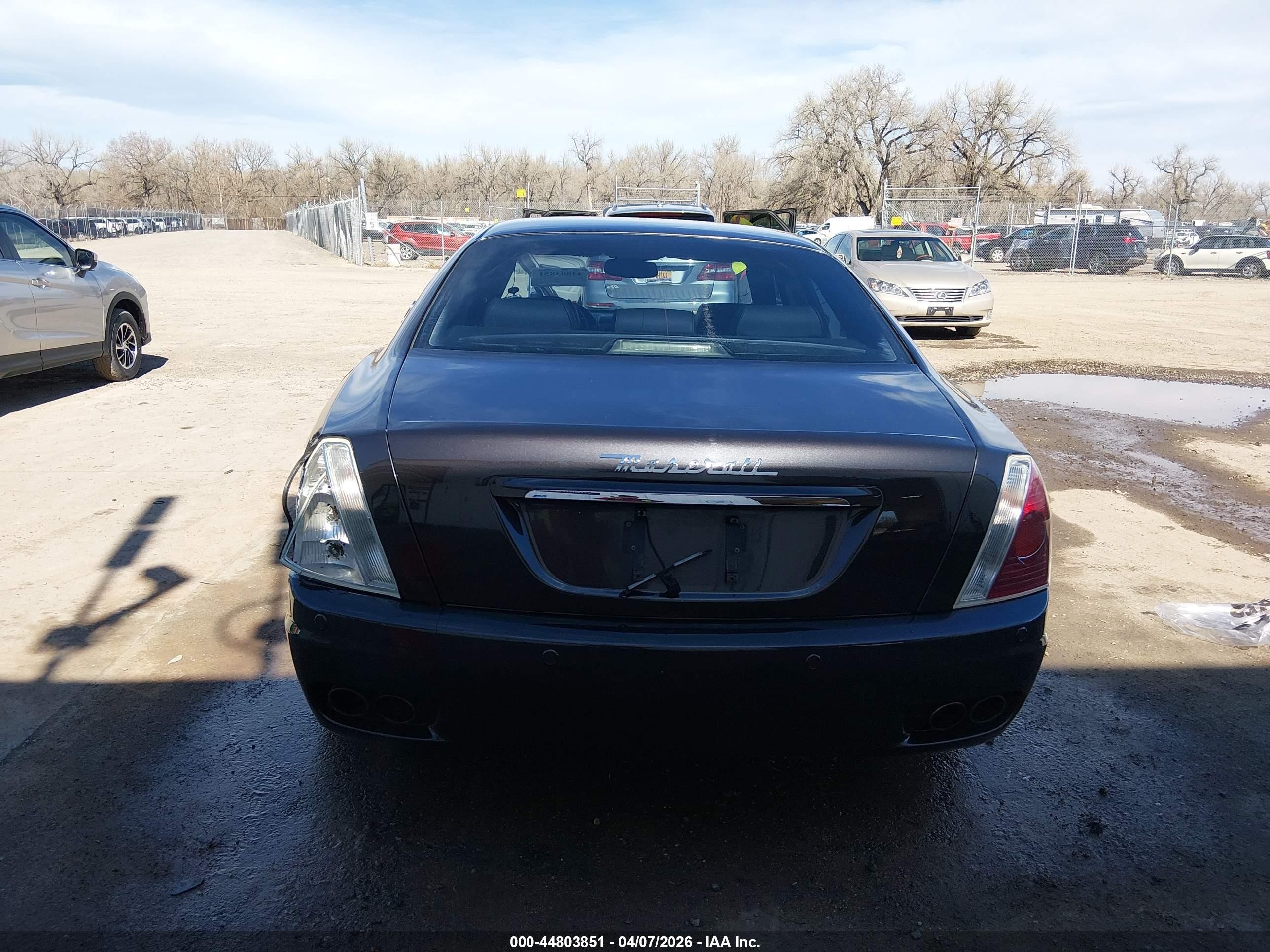 2008 Maserati Quattroporte Base Automatic/executive Gt Automatic/sport Gt S Automatic Black vin: ZAMFE39AX80035886