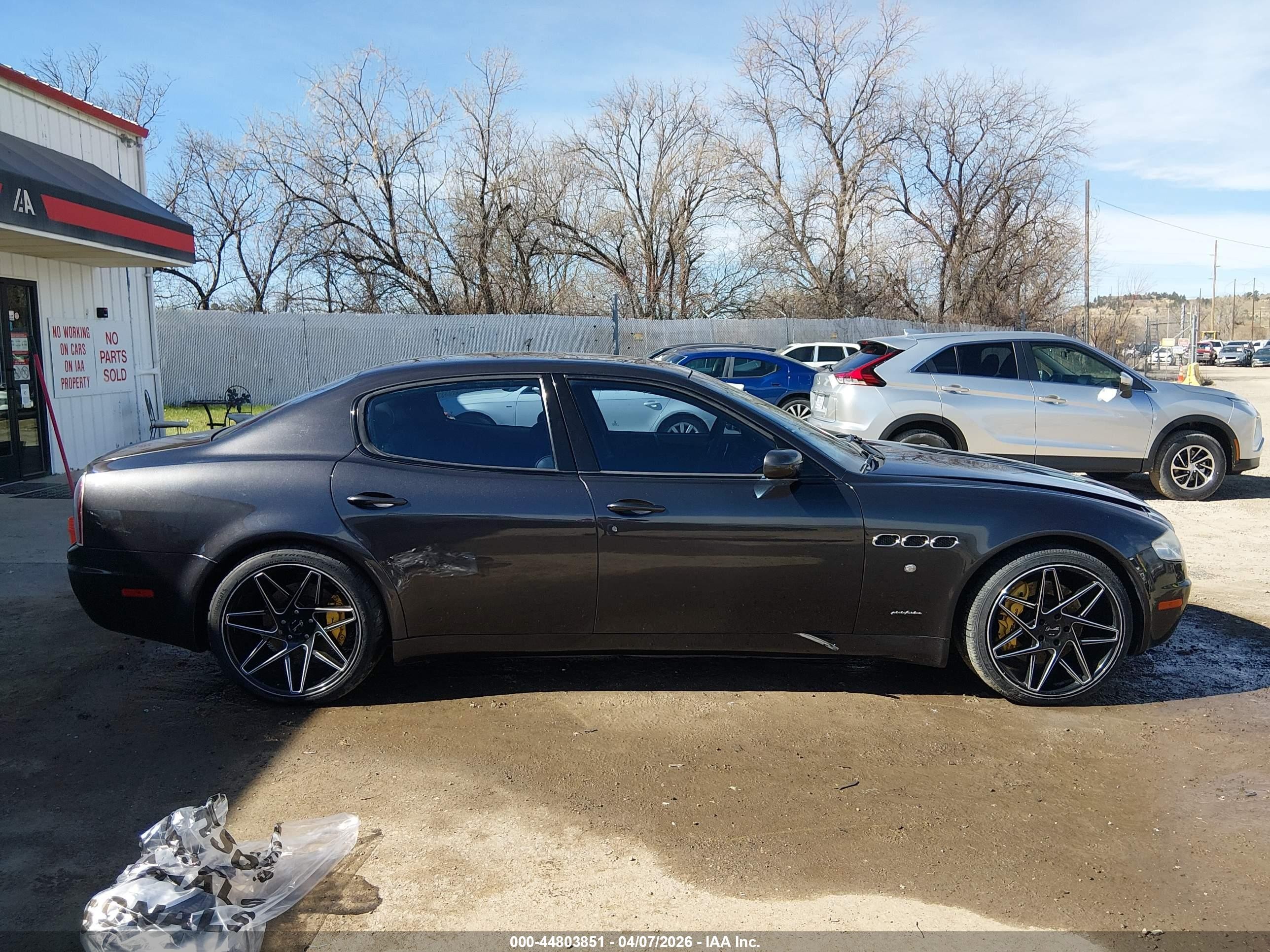 2008 Maserati Quattroporte Base Automatic/executive Gt Automatic/sport Gt S Automatic Black vin: ZAMFE39AX80035886