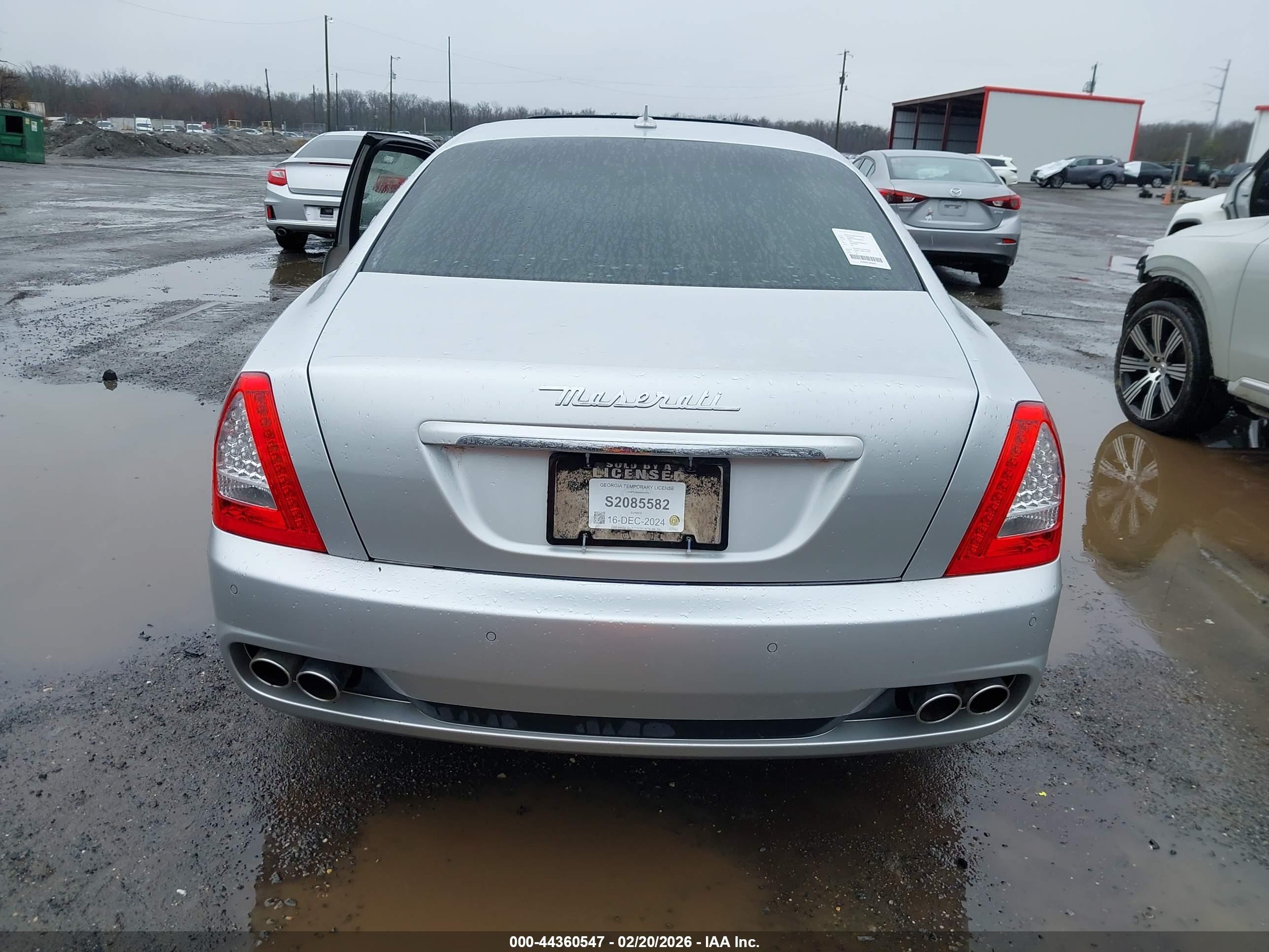 2009 Maserati Quattroporte   Gray vin: ZAMFK39A090044350