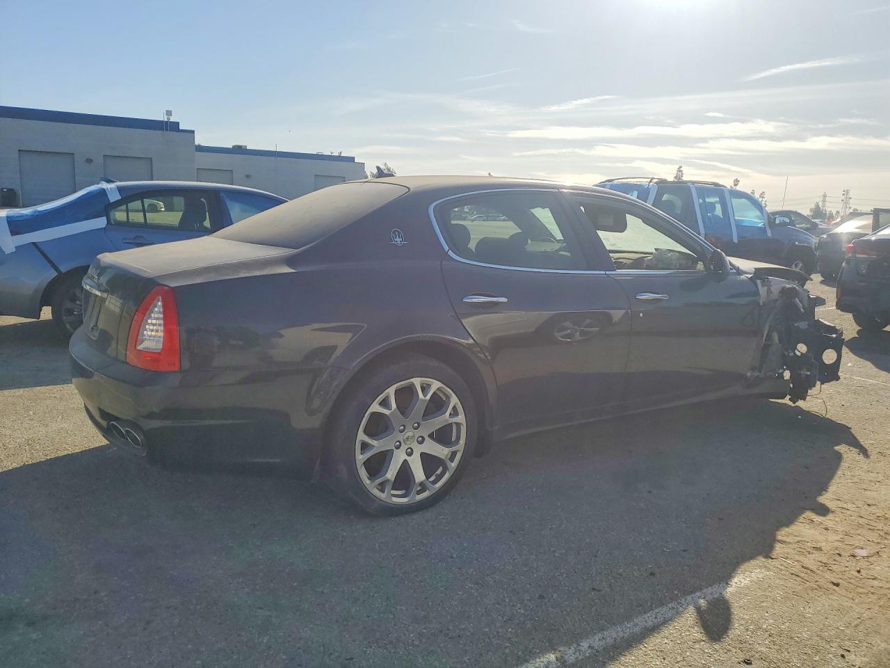 2009 Maserati Quattroporte Black vin: ZAMFK39A290044639