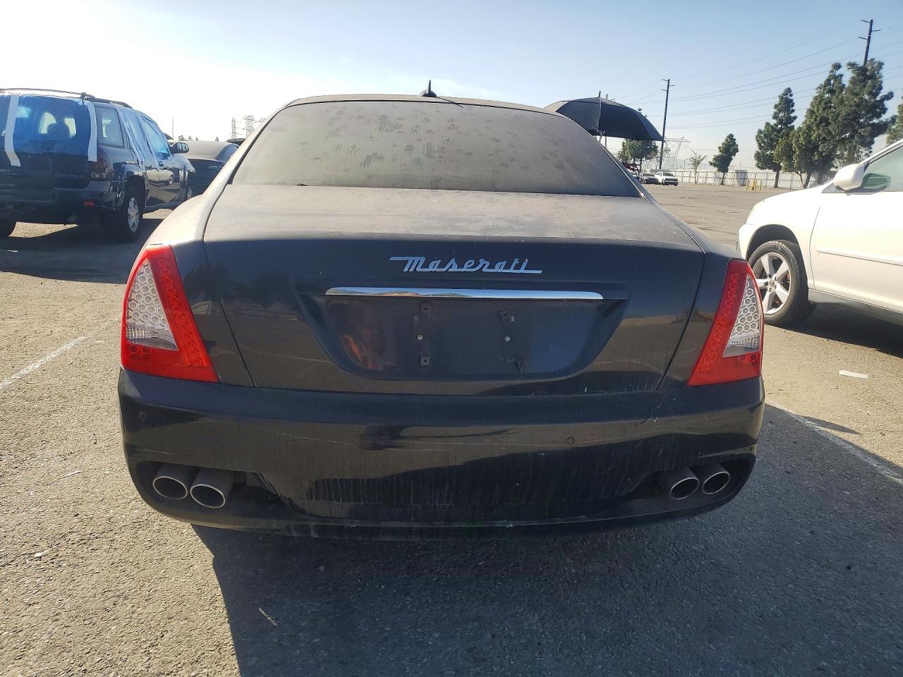 2009 Maserati Quattroporte Black vin: ZAMFK39A290044639