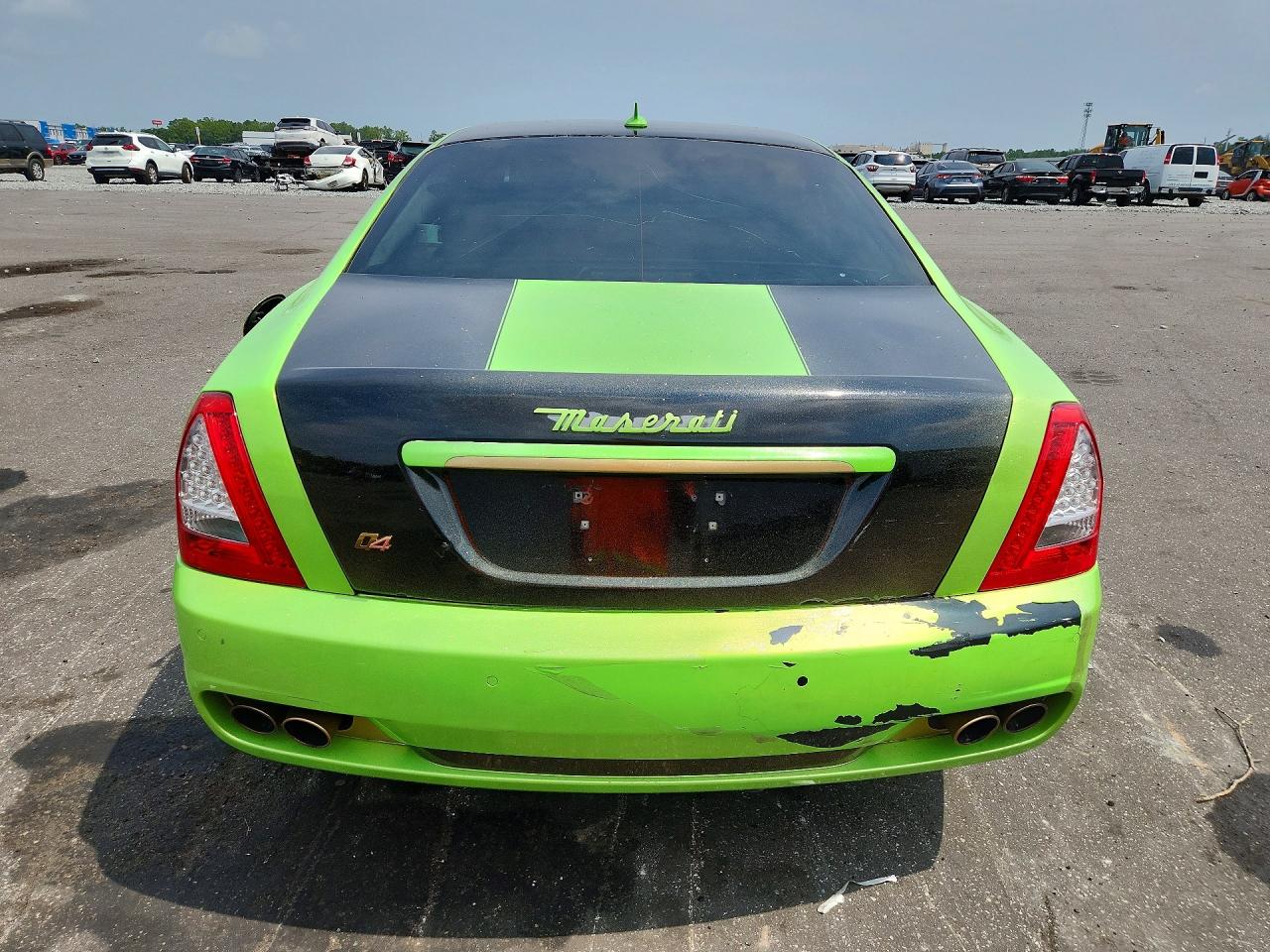 2009 Maserati Quattroporte Green vin: ZAMFK39A790041834